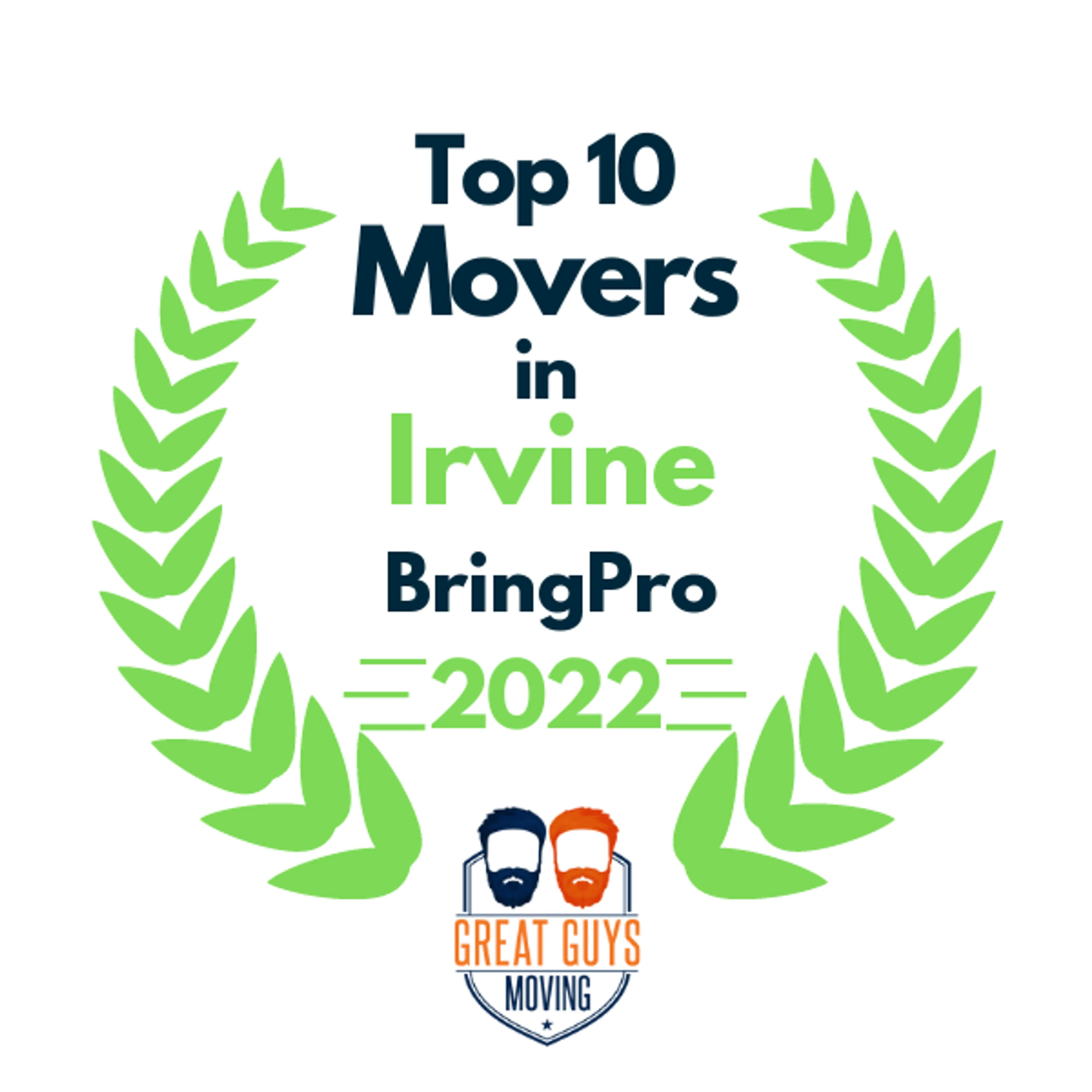 Top 10 Movers in Anaheim, CA 2022 award