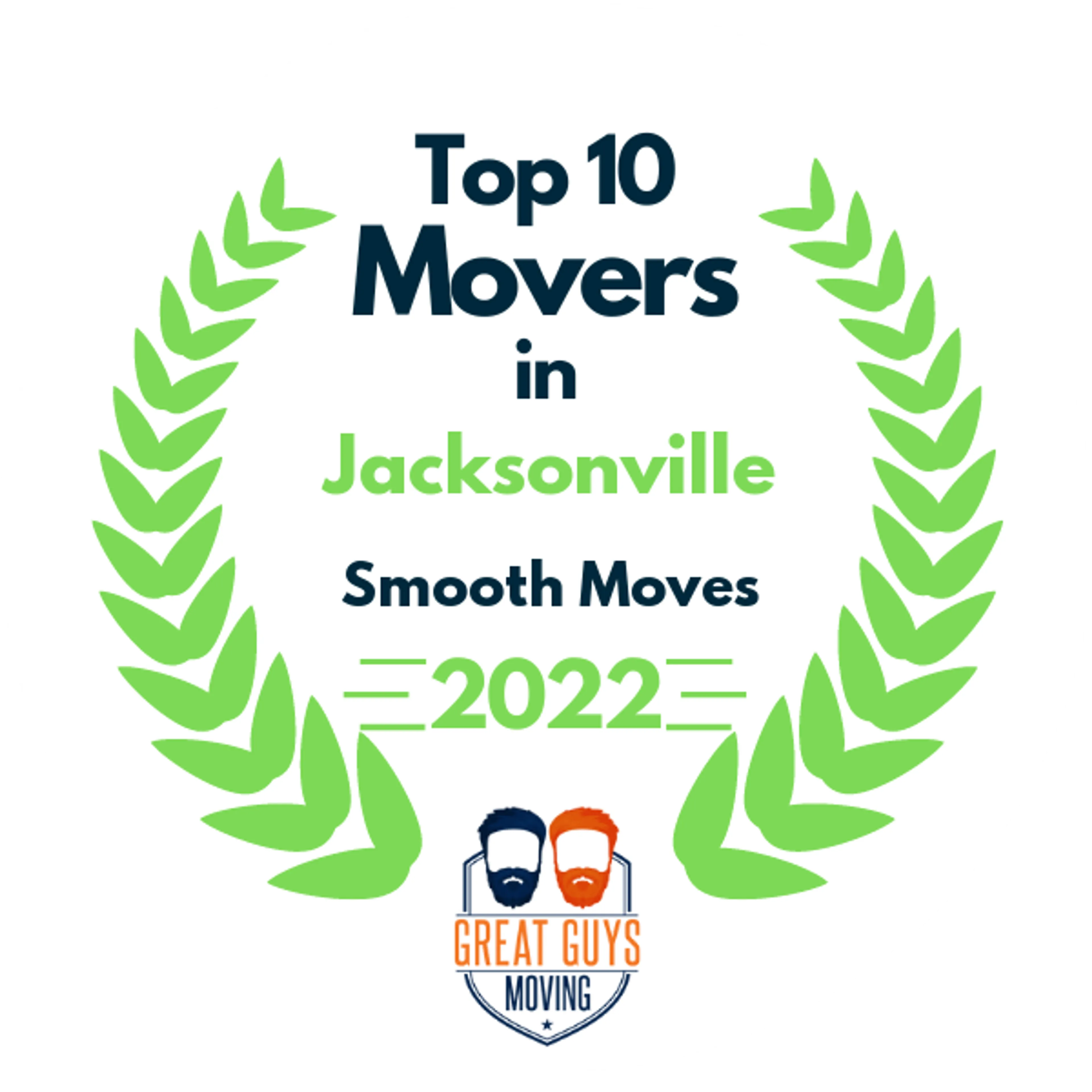 Top 10 Movers in Jacksonville, FL 2022 award