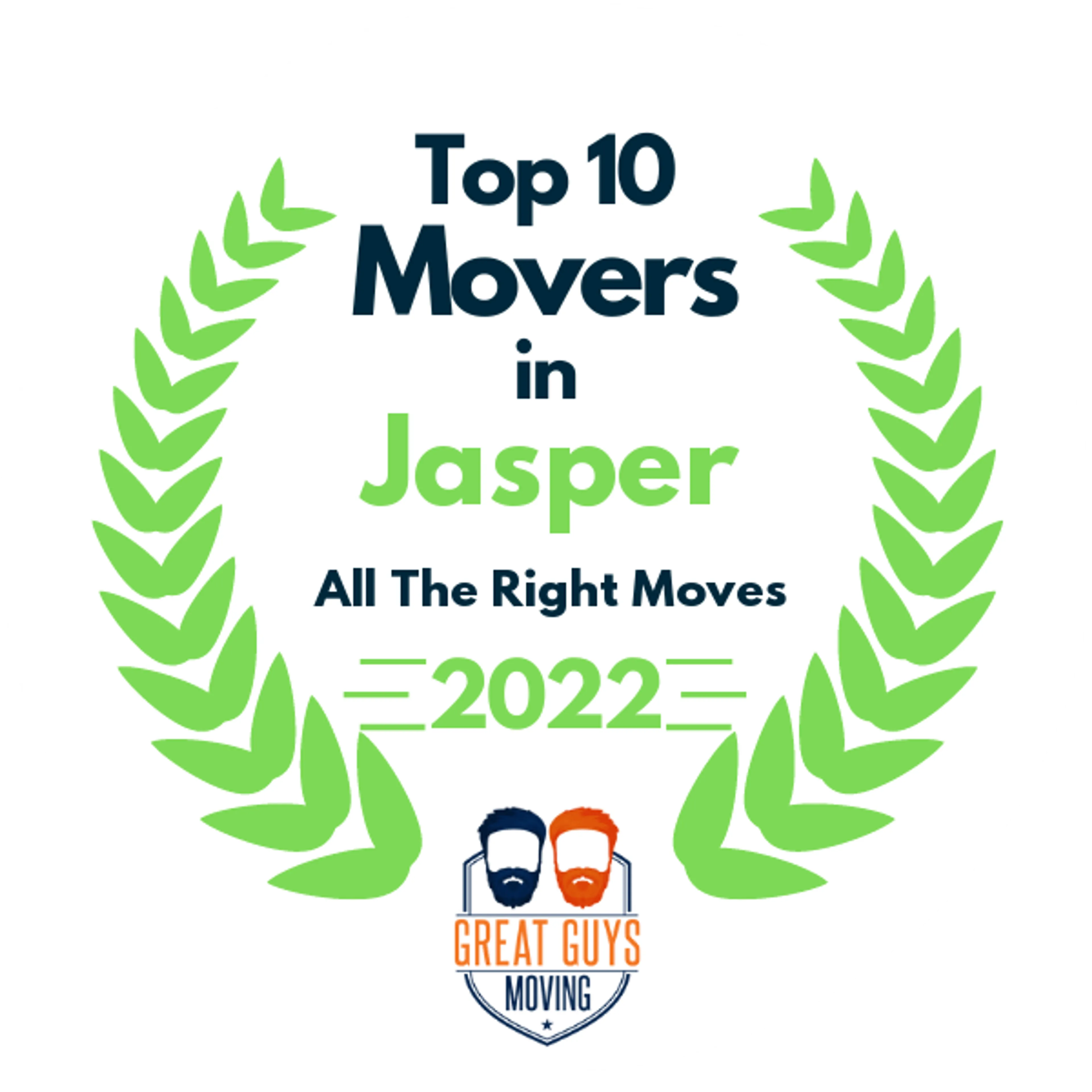 Top 10 Movers in Jasper, TX 2022 award