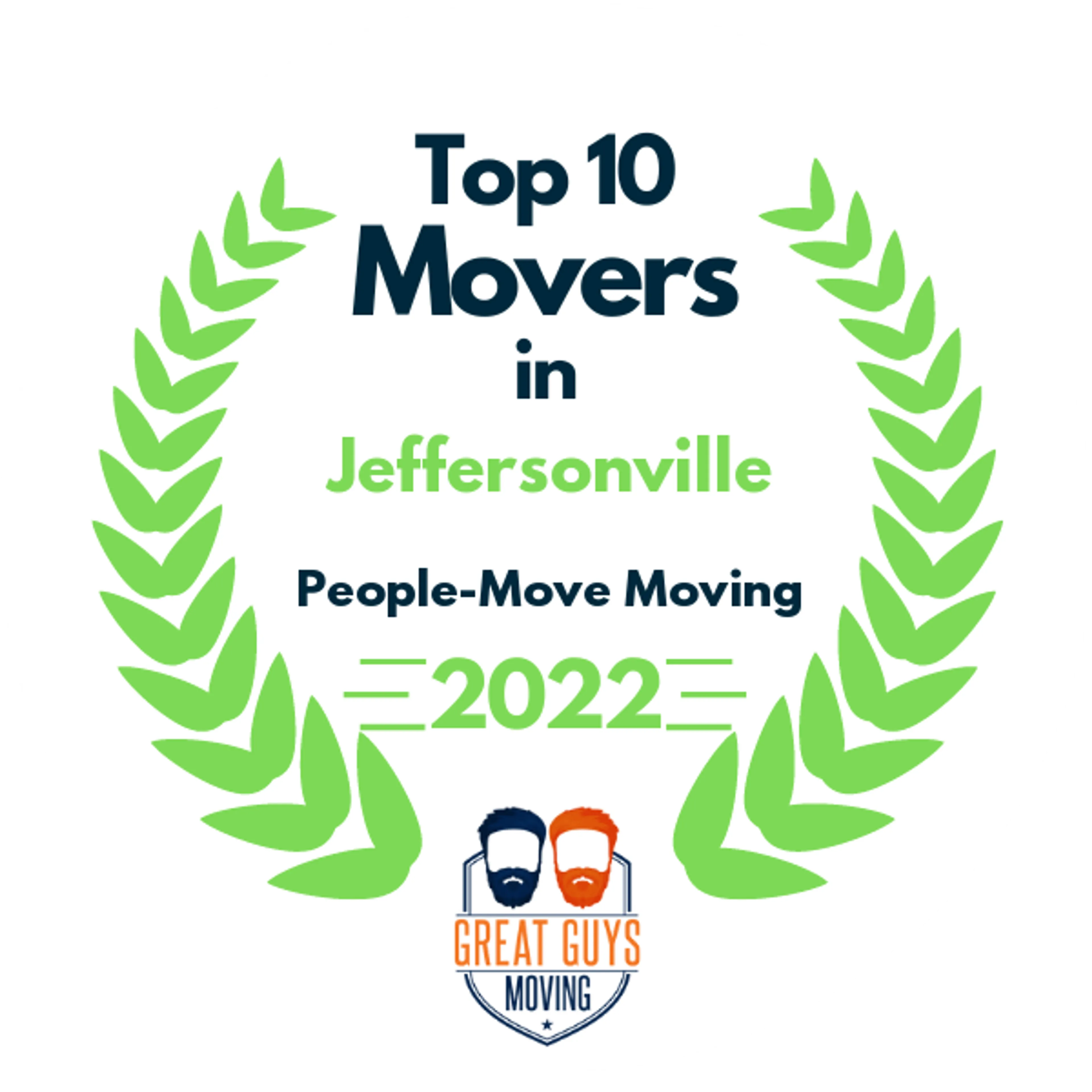 Top 10 Movers in Charlestown, IN 2022 award