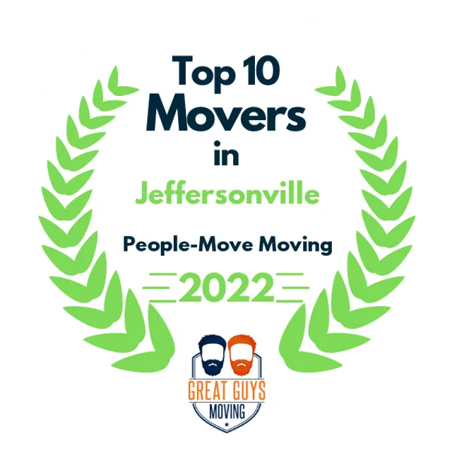 Top 10 Movers in Jeffersonville, IN 2022 award