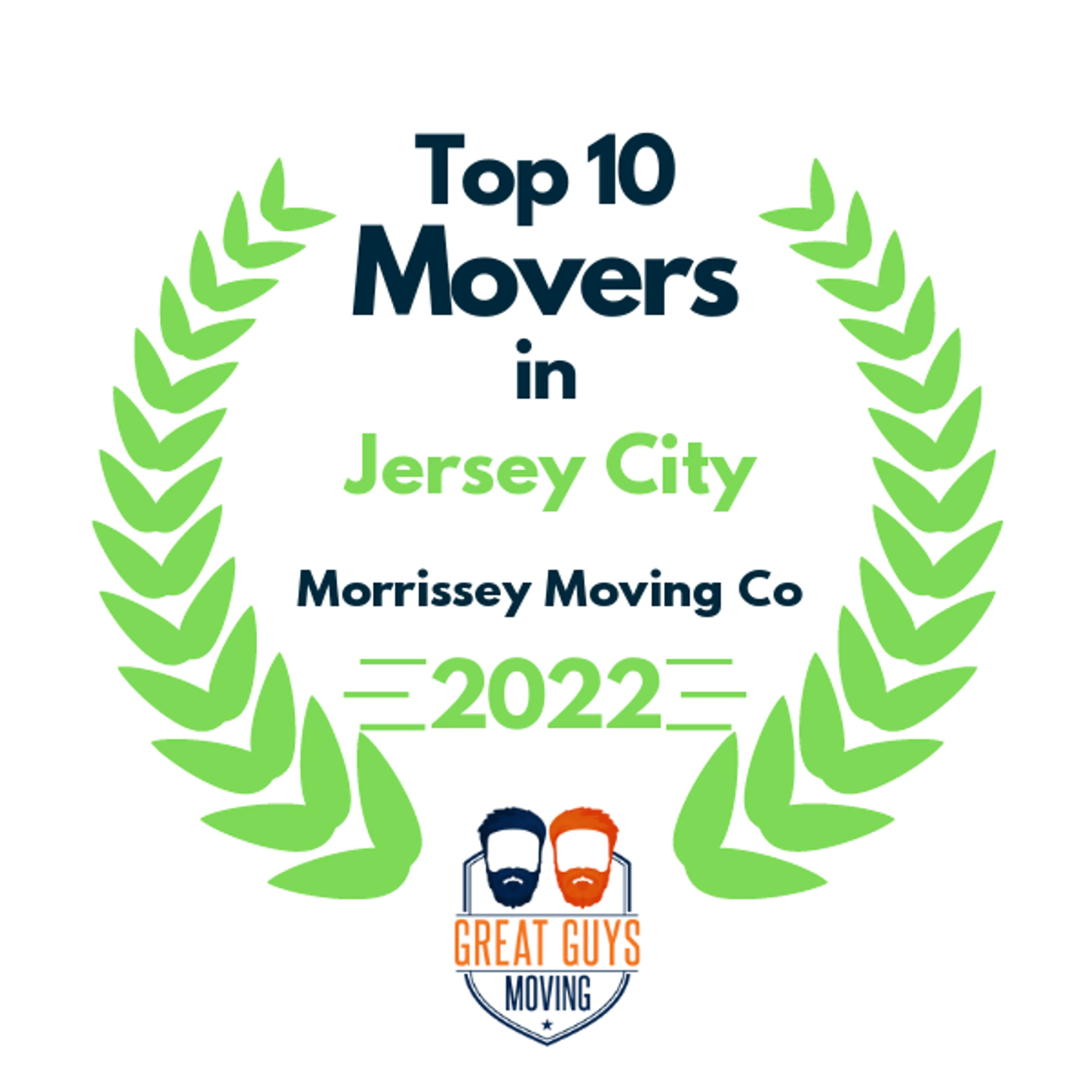 Top 10 Movers in Secaucus, NJ 2022 award