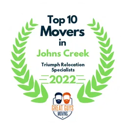 top 10 ranked movers in johns creek 2022 triumph relocation specialists image