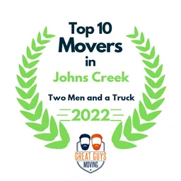 top 10 ranked movers in johns creek 2022 two men and a truck image