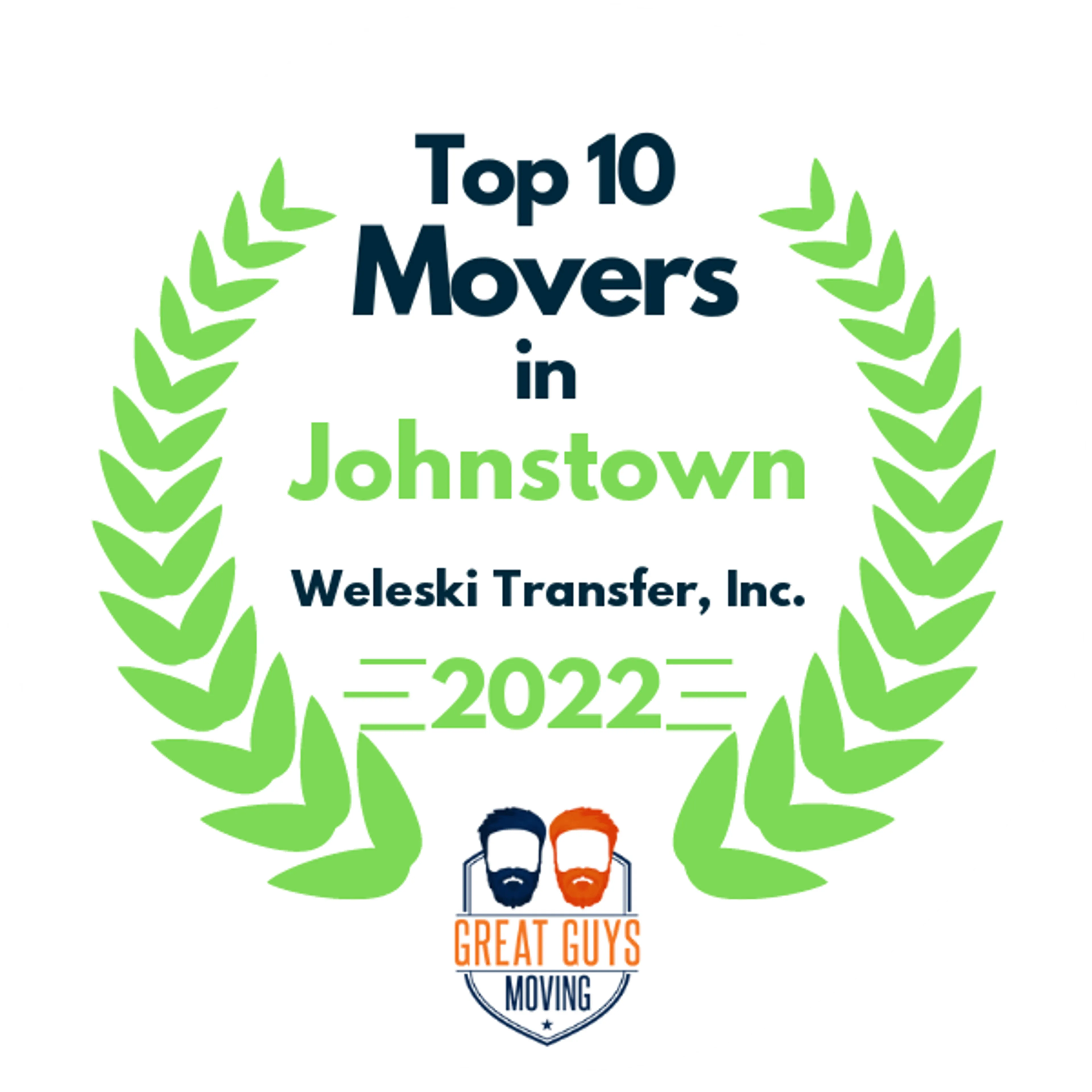 Top 10 Movers in Pittsburgh, PA 2022 award
