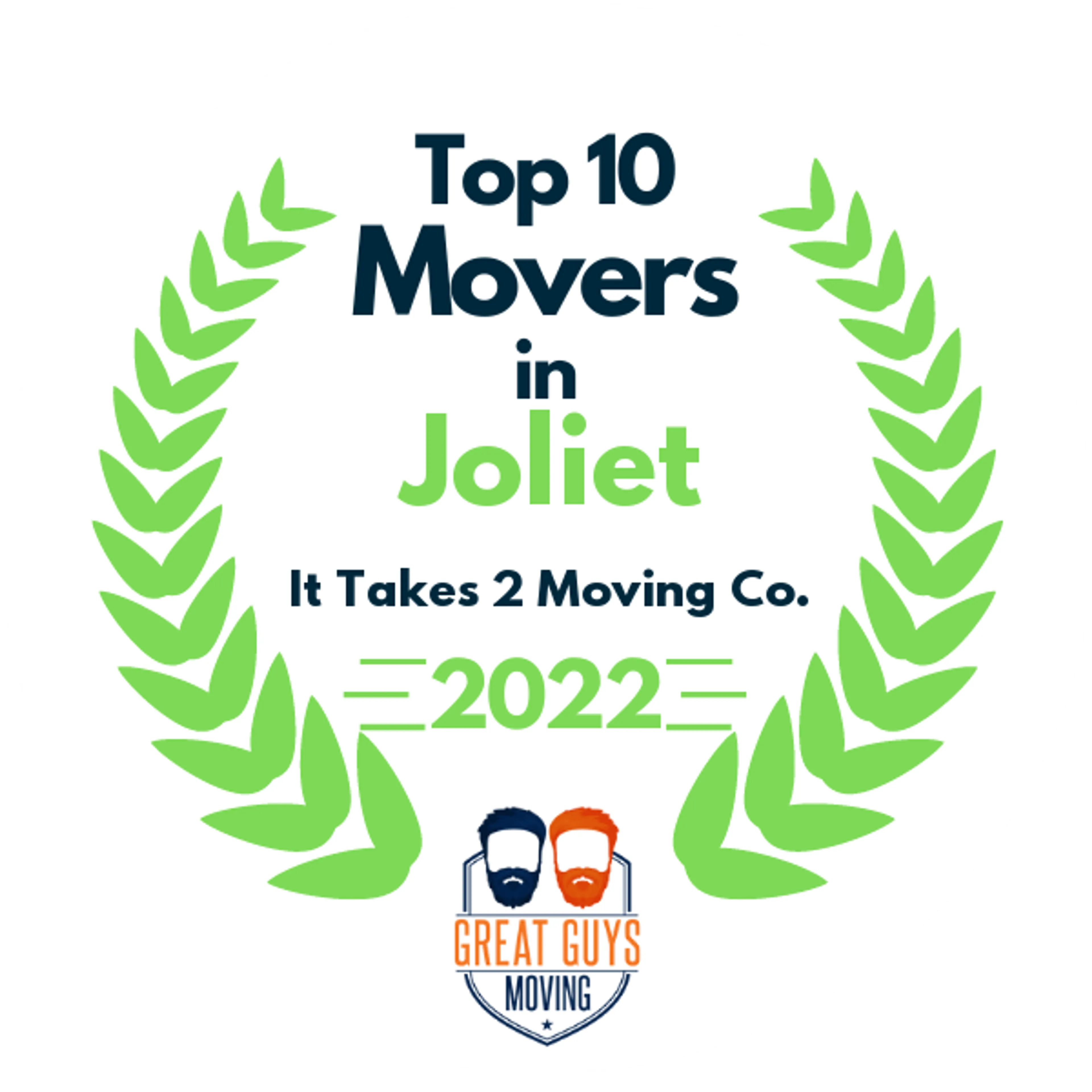 Top 10 Movers in Naperville, IL 2022 award
