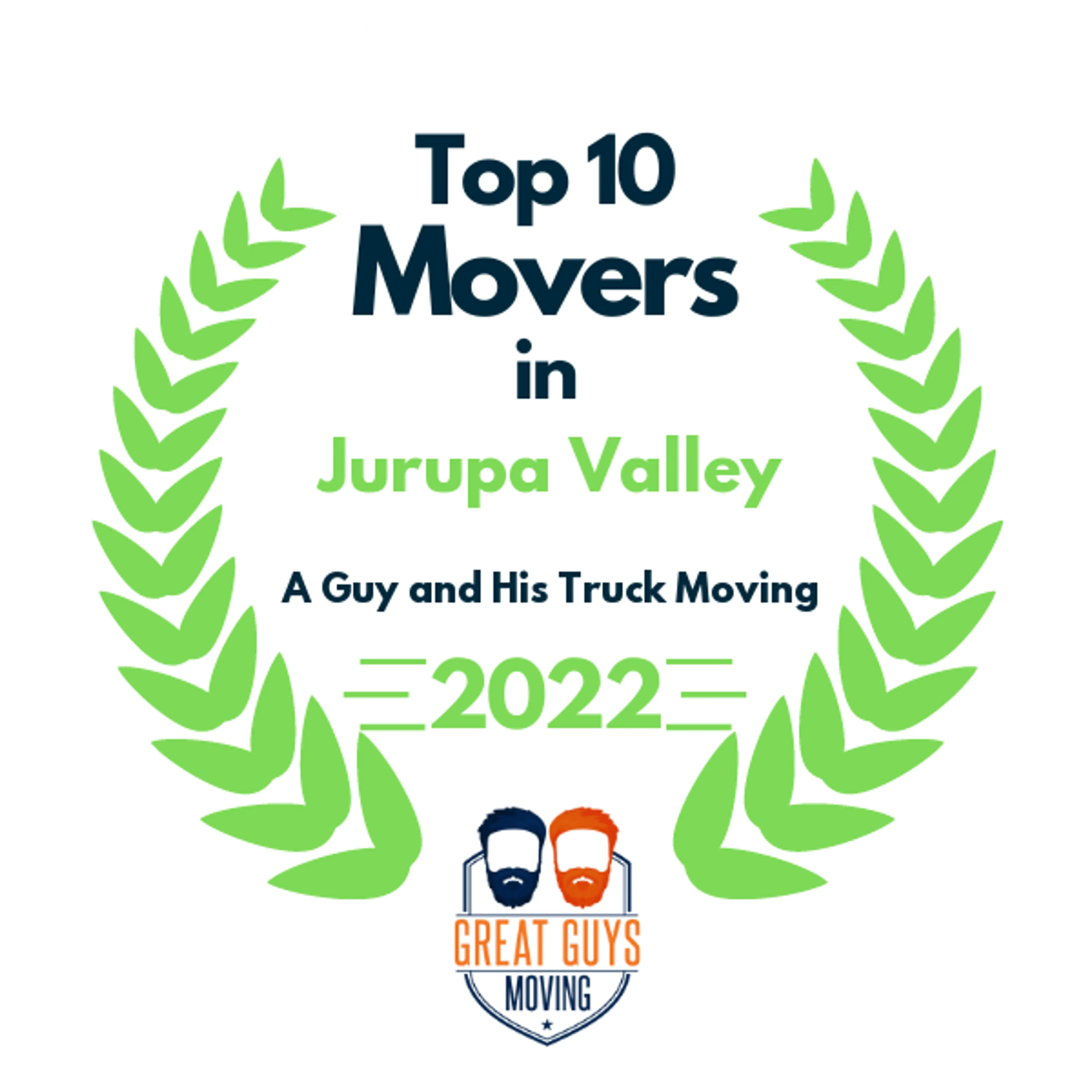 Top 10 Movers in Riverside, CA 2022 award