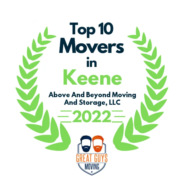 Top 10 Movers in Manchester, NH 2022 award