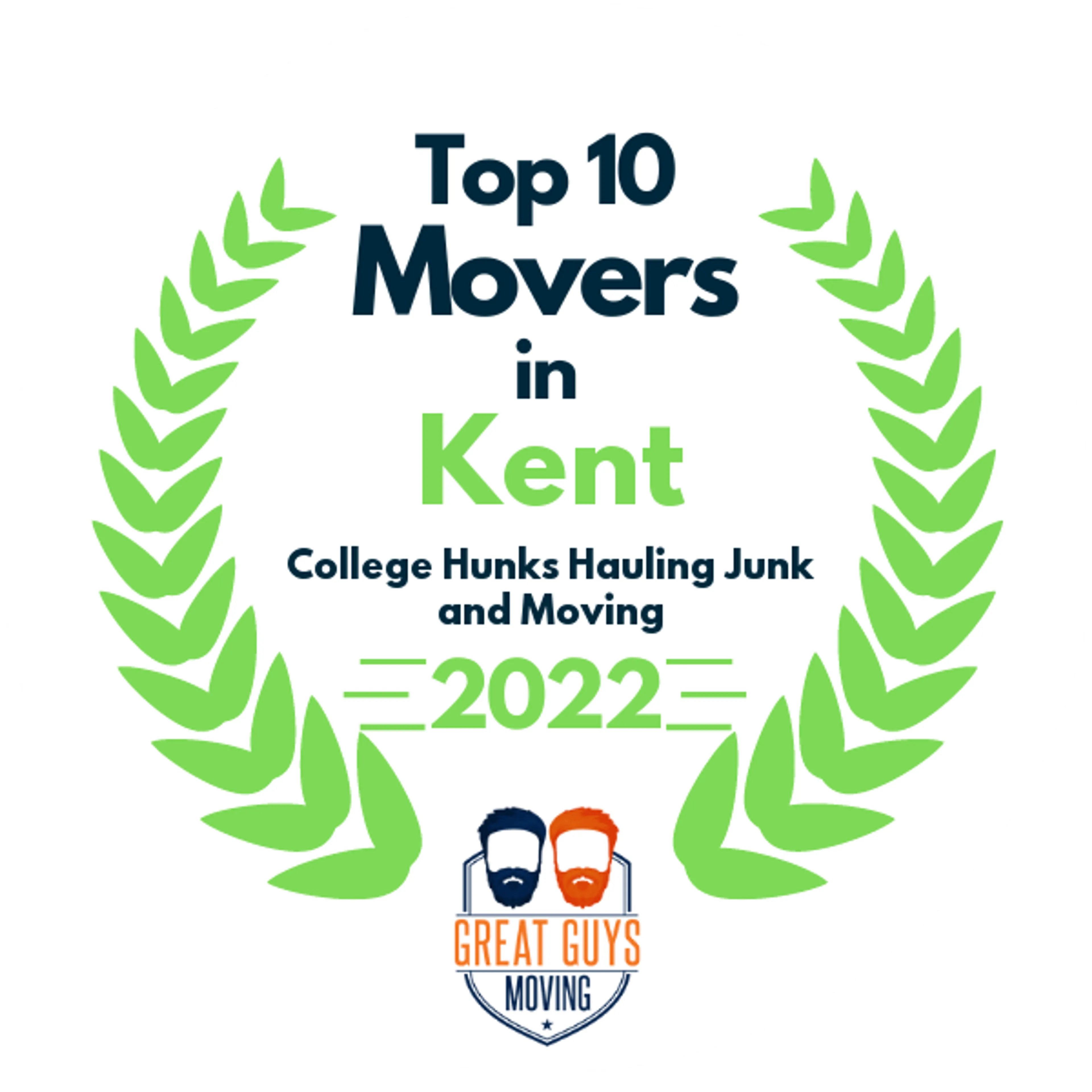 Top 10 Movers in Everett, WA 2022 award