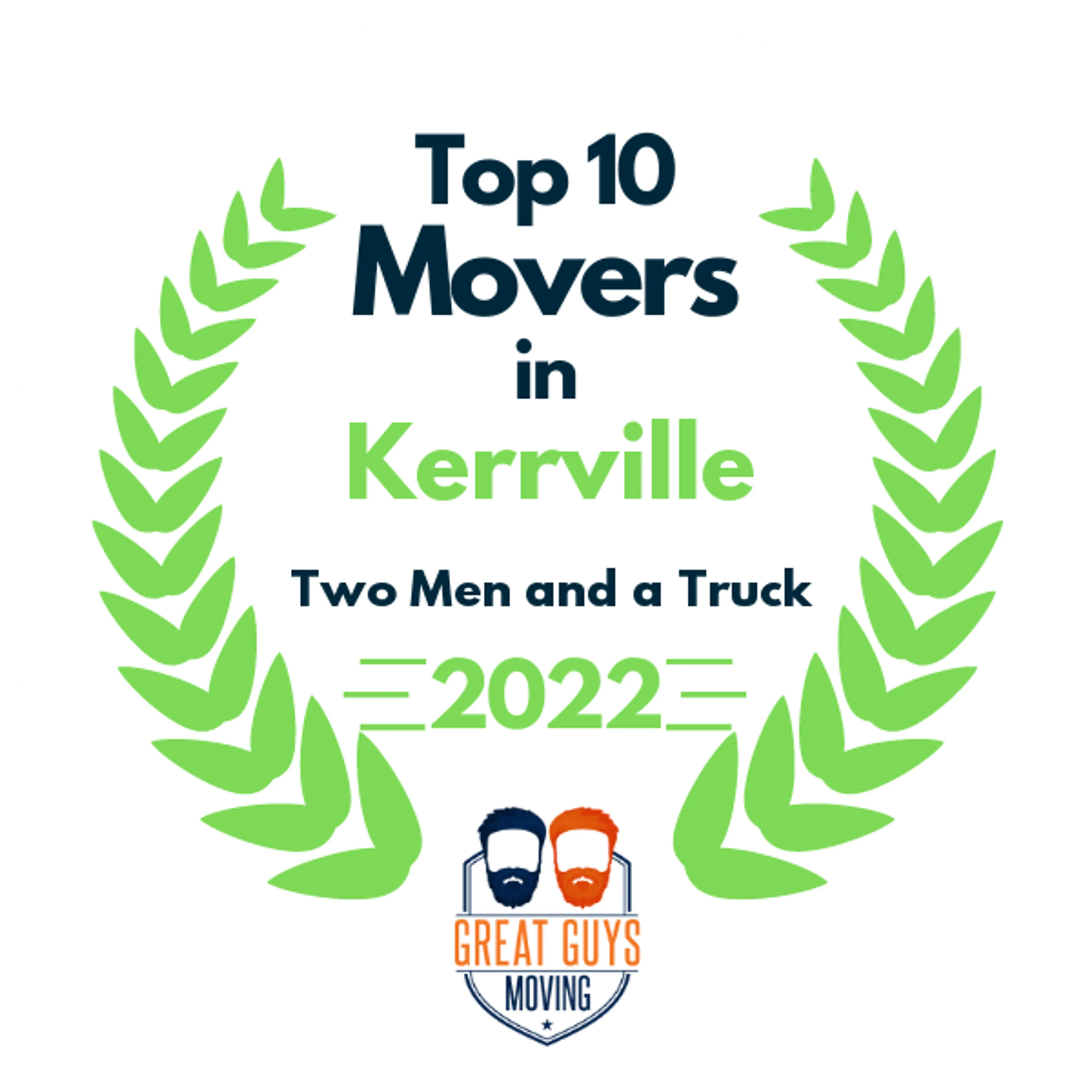 Top 10 Movers in San Antonio, TX 2022 award