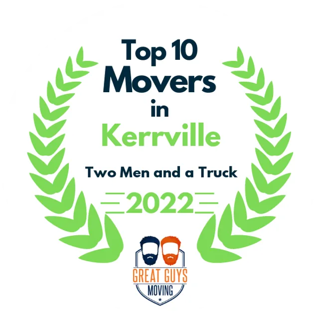 Top 10 Movers in Seguin, TX 2022 award