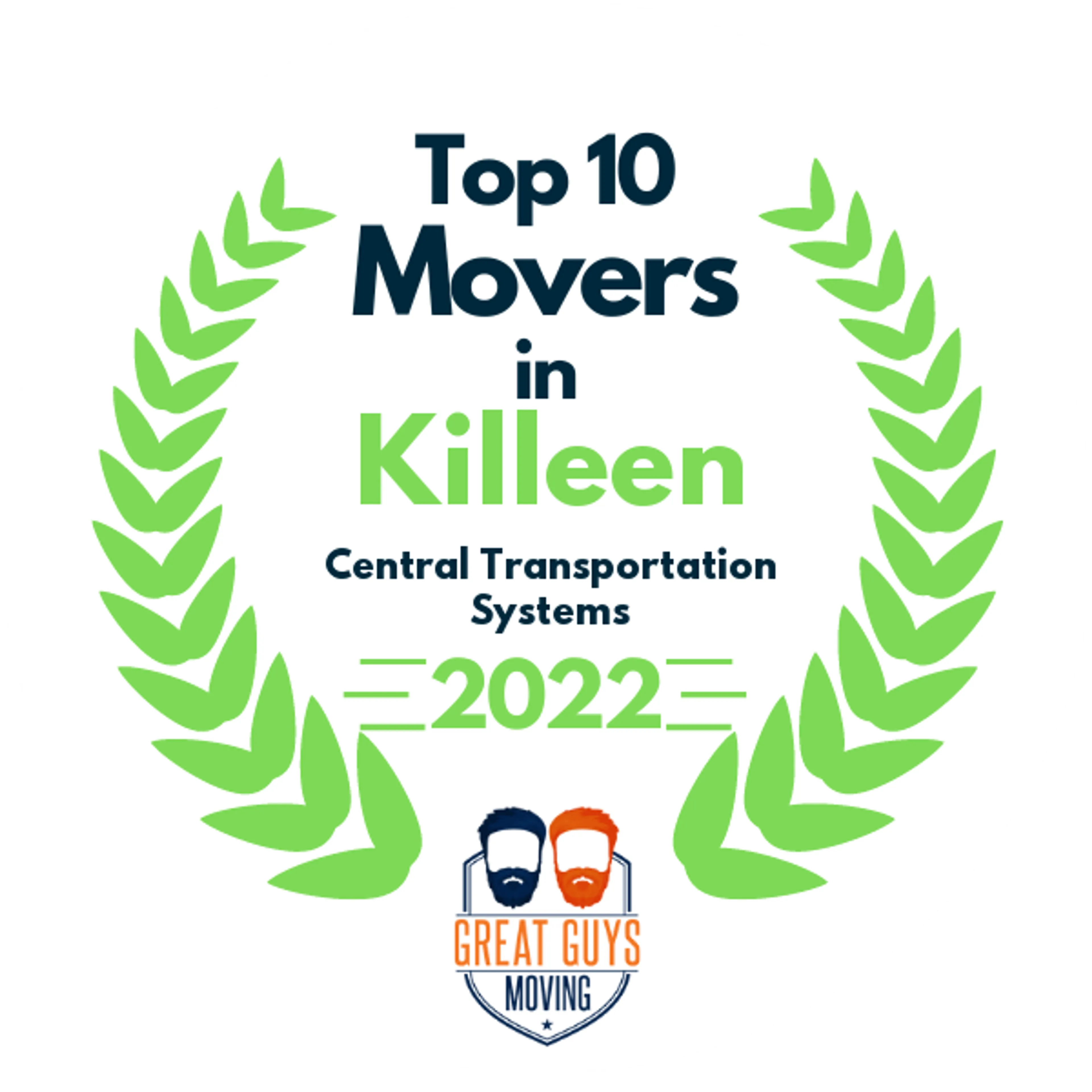 Top 10 Movers in Killeen, TX 2022 award