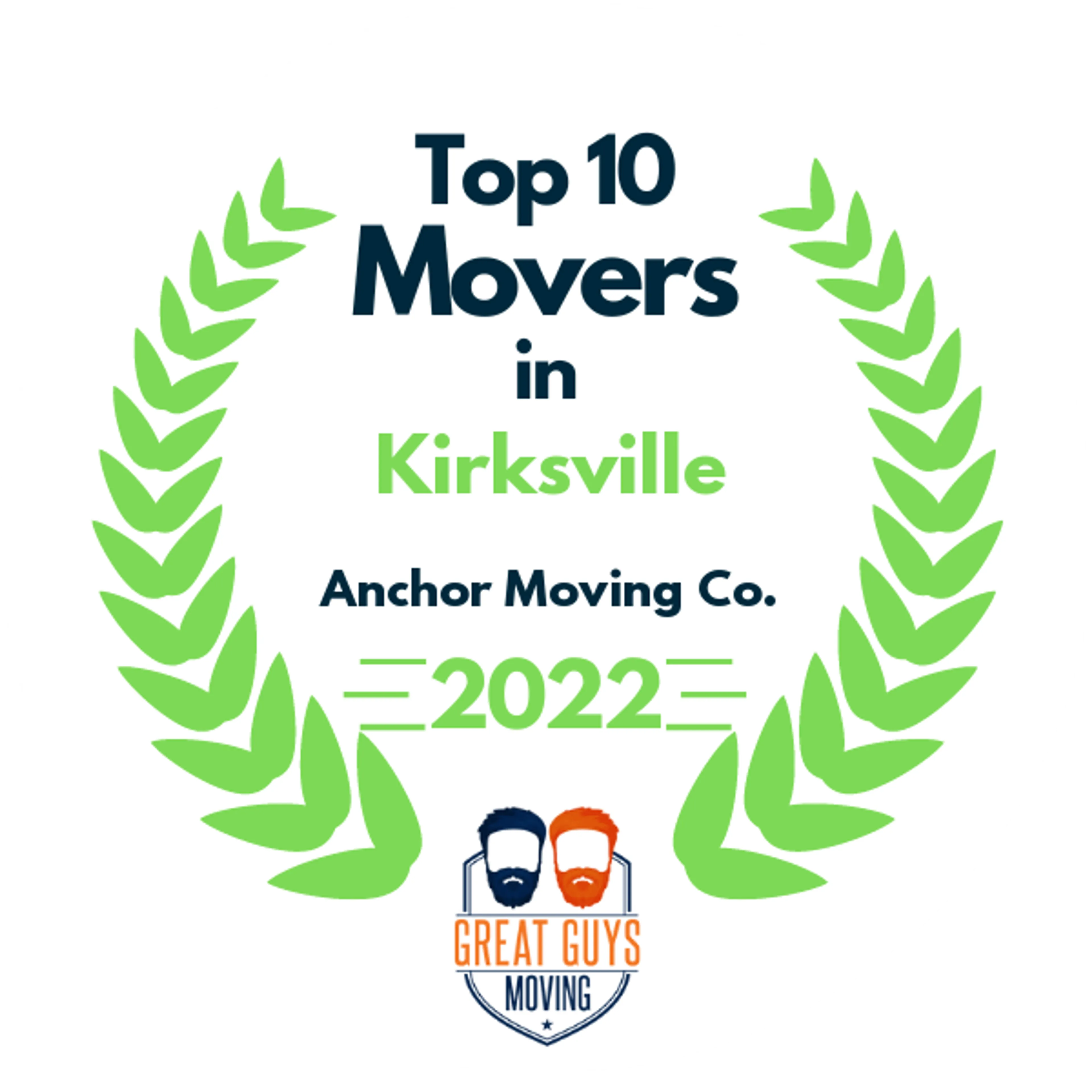 Top 10 Movers in St. Louis, MO 2022 award