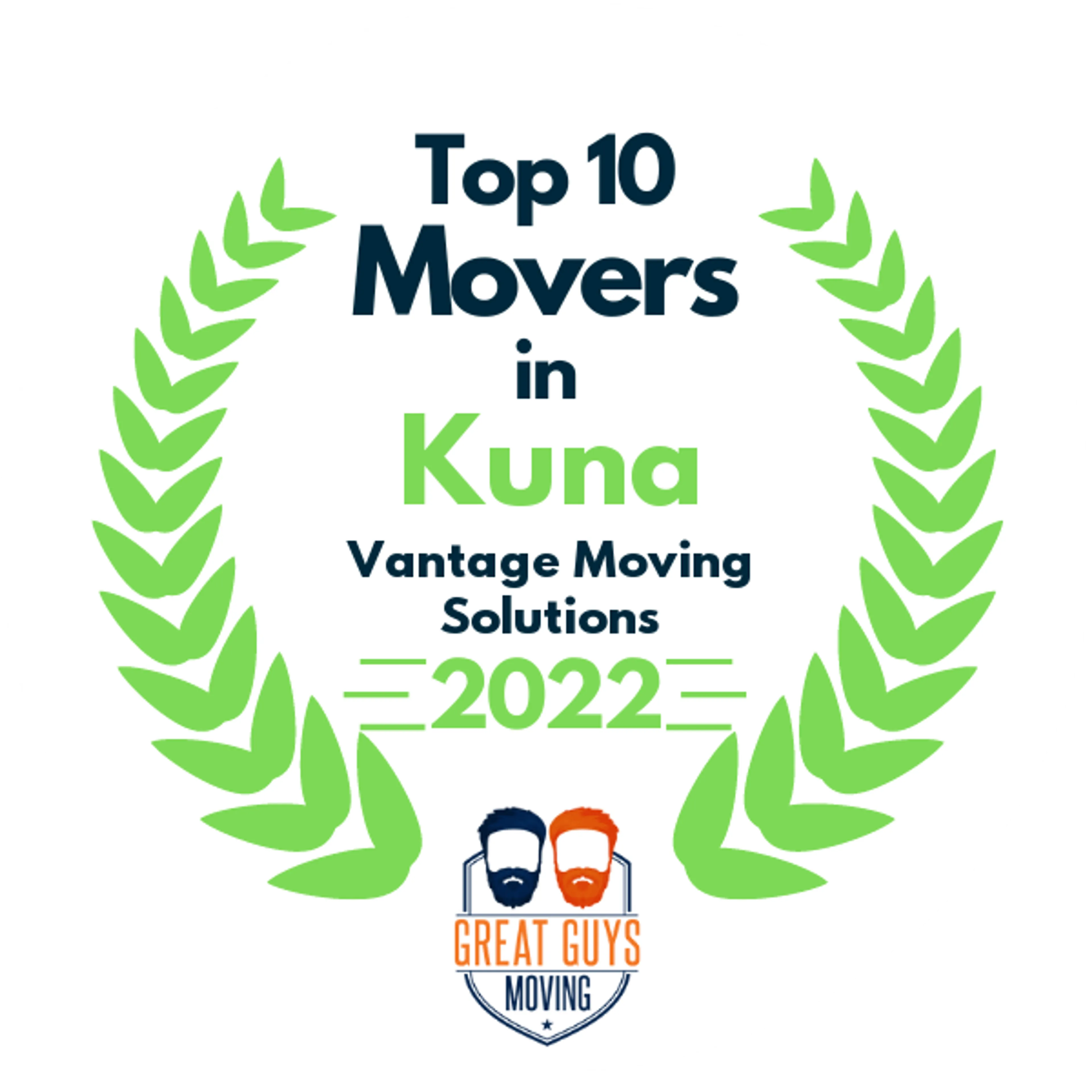 Top 10 Movers in Meridian, ID 2022 award