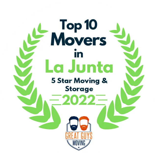 Top 10 Movers in Colorado Springs, CO 2022 award