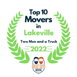 top 10 ranked movers in lakeville 2022 two men and a truck image