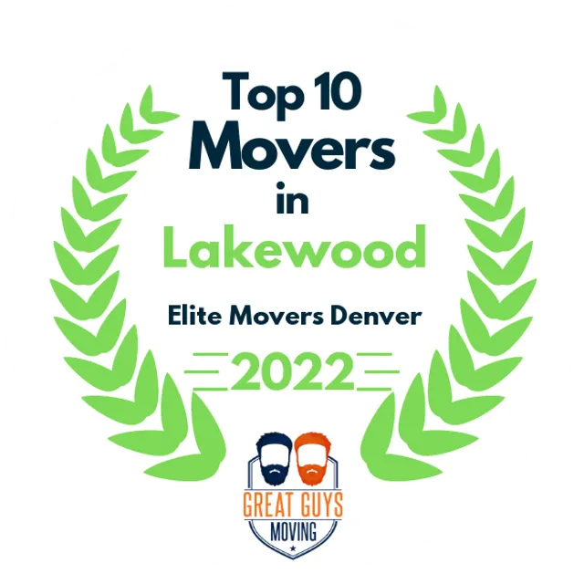 Top 10 Movers in Denver, CO 2022 award