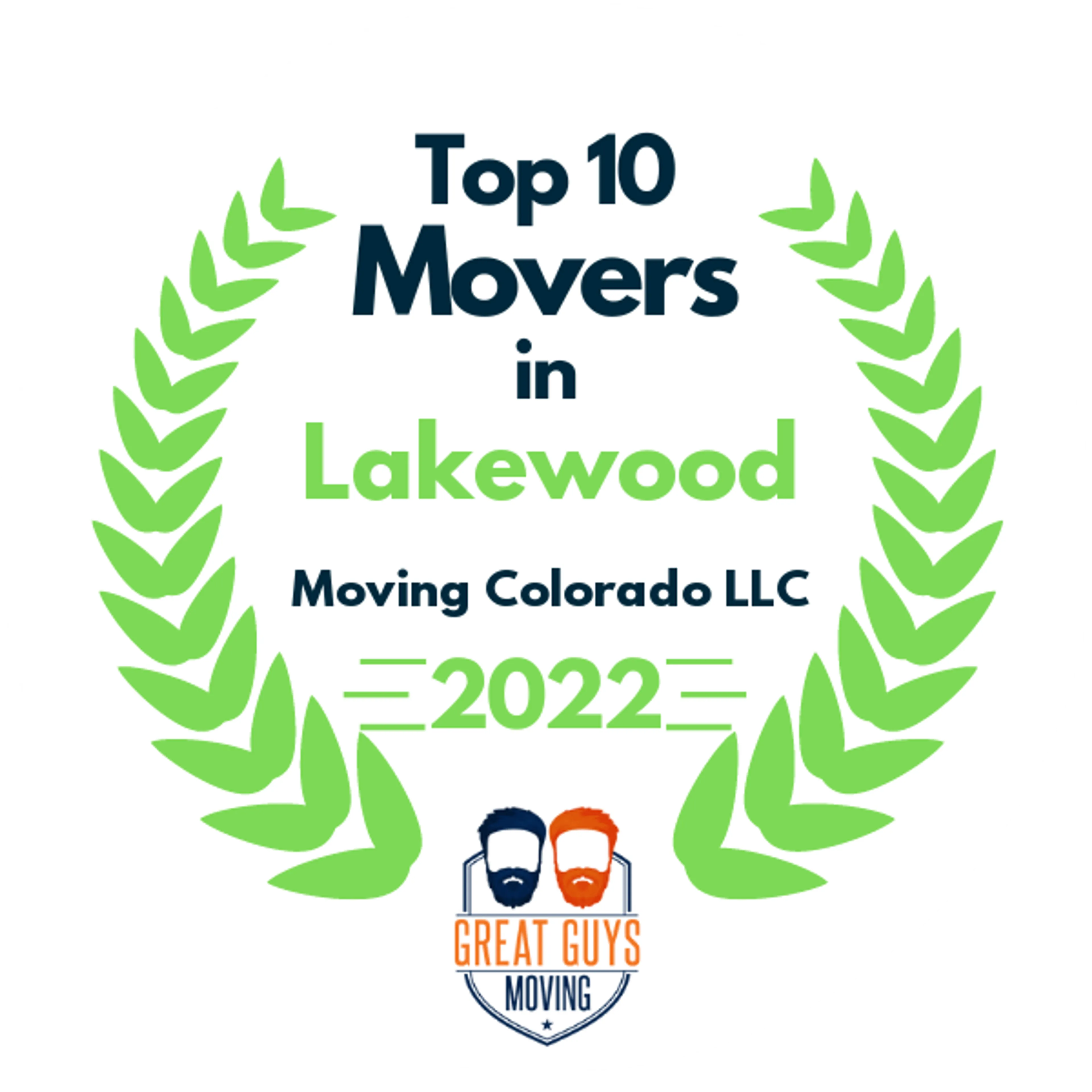Top 10 Movers in Denver, CO 2022 award