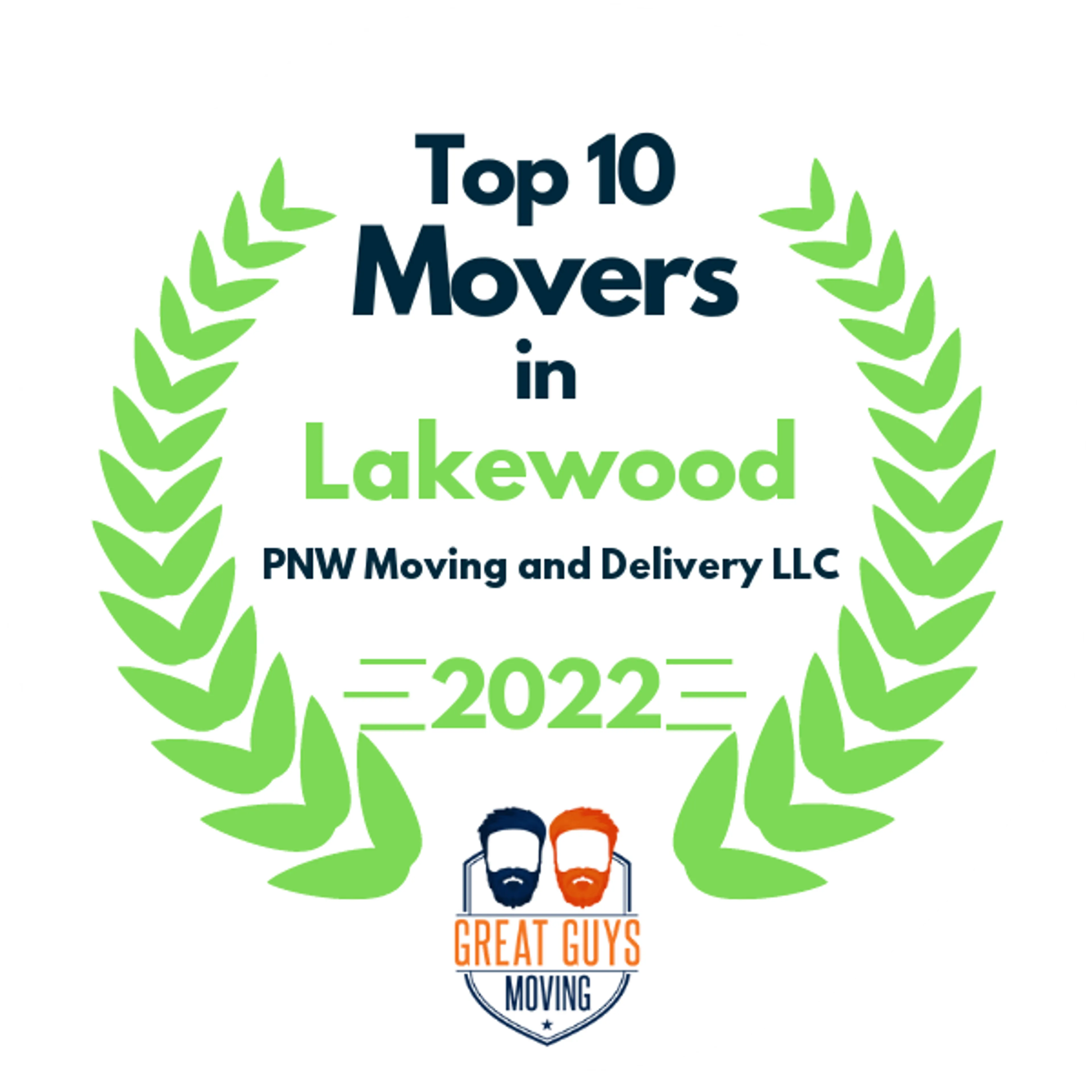 Top 10 Movers in Tacoma, WA 2022 award