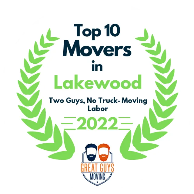 Top 10 Movers in Denver, CO 2022 award