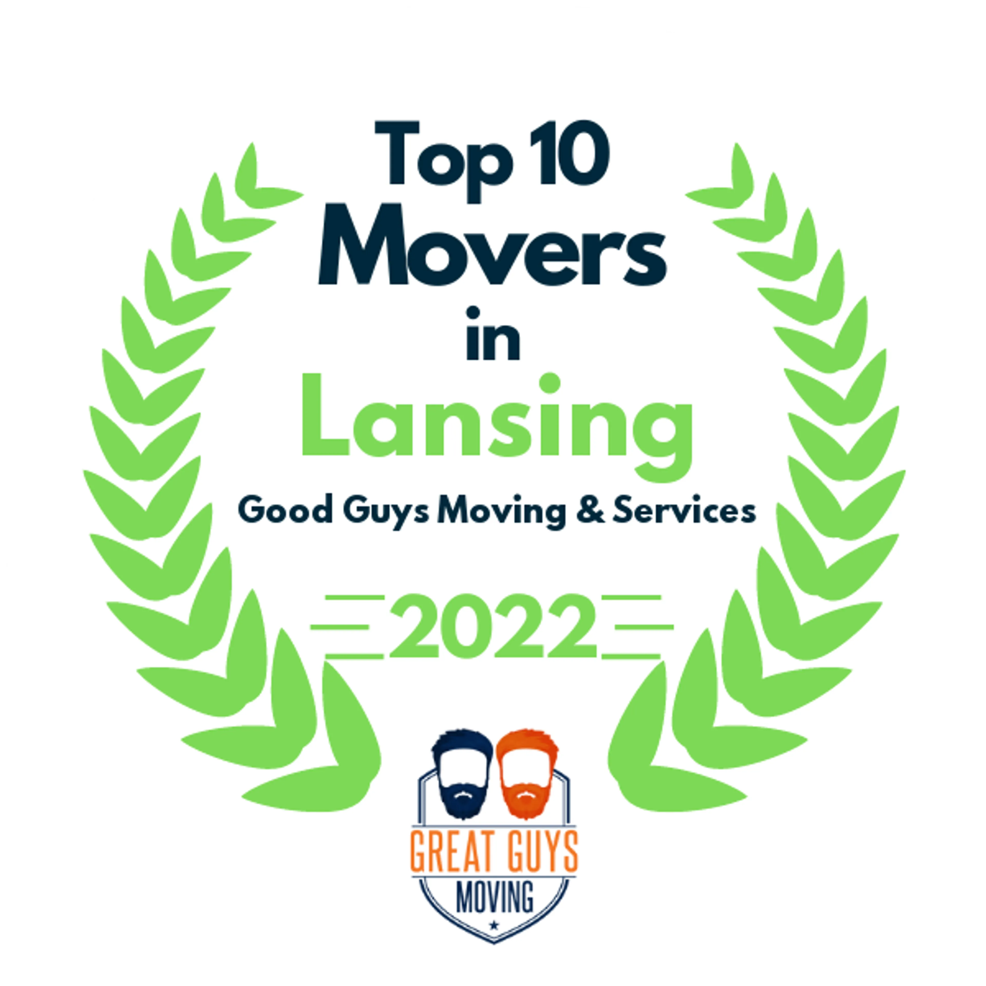 Top 10 Movers in Lansing, MI 2022 award