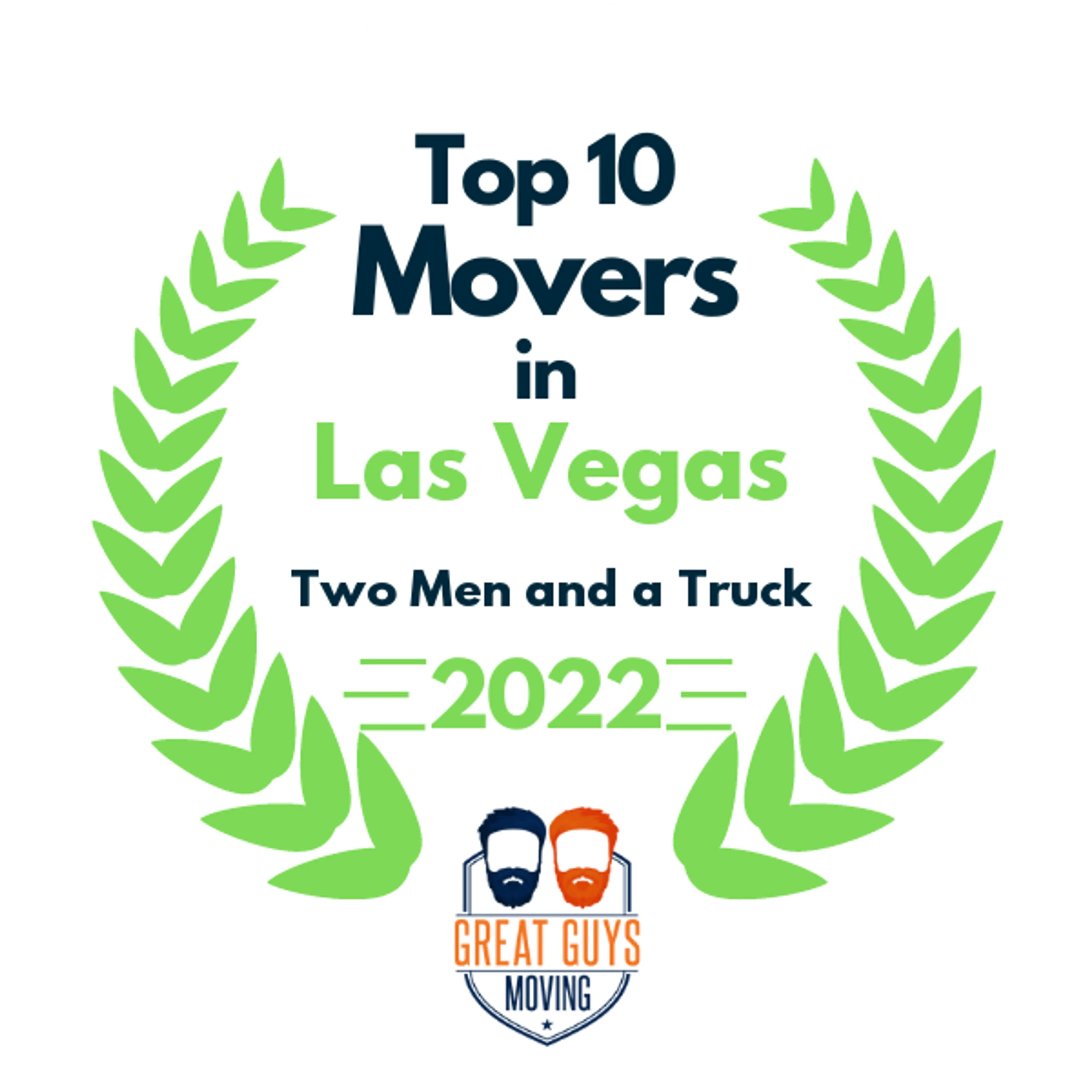 Top 10 Movers in Las Vegas, NV 2022 award