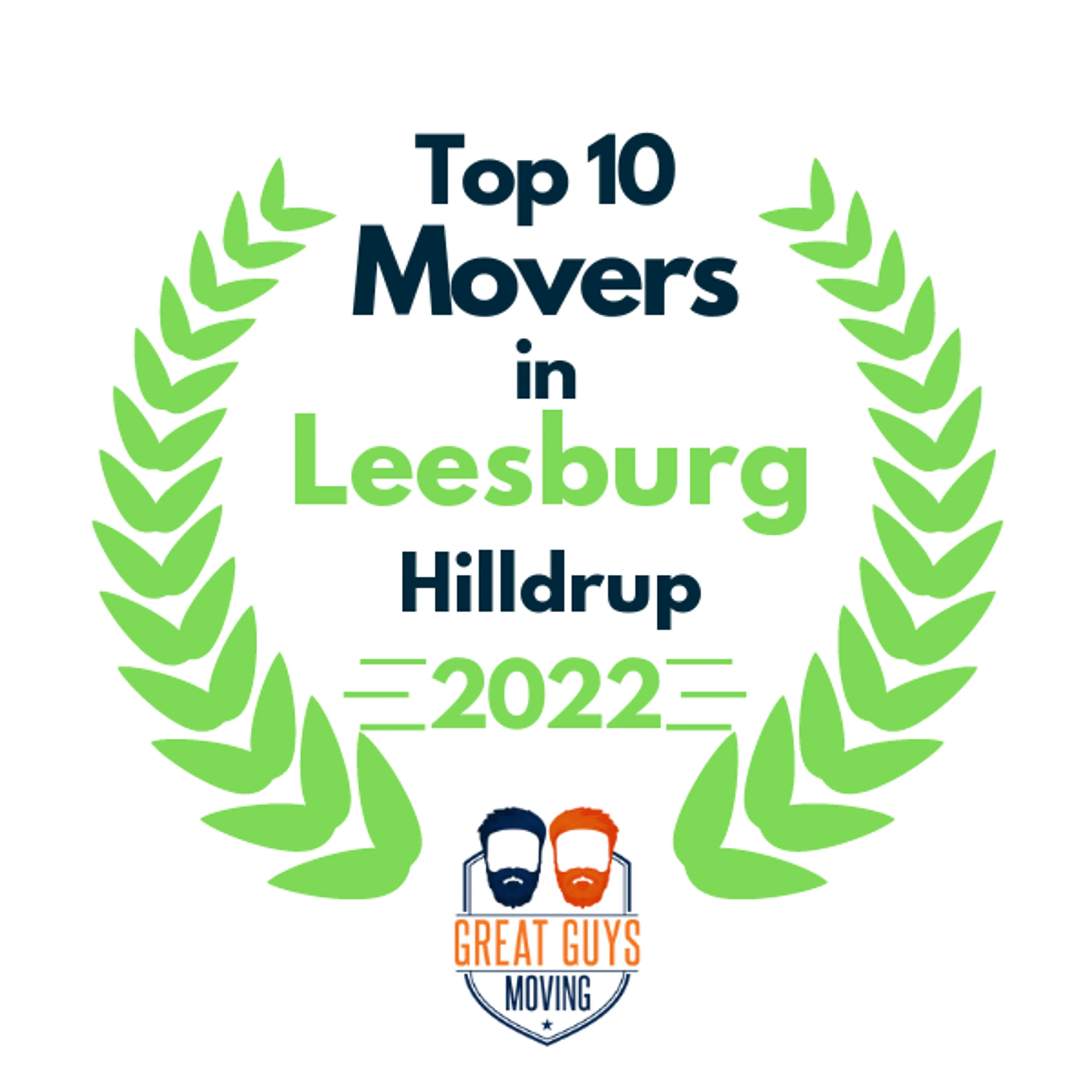 Top 10 Movers in Leesburg, VA 2022 award