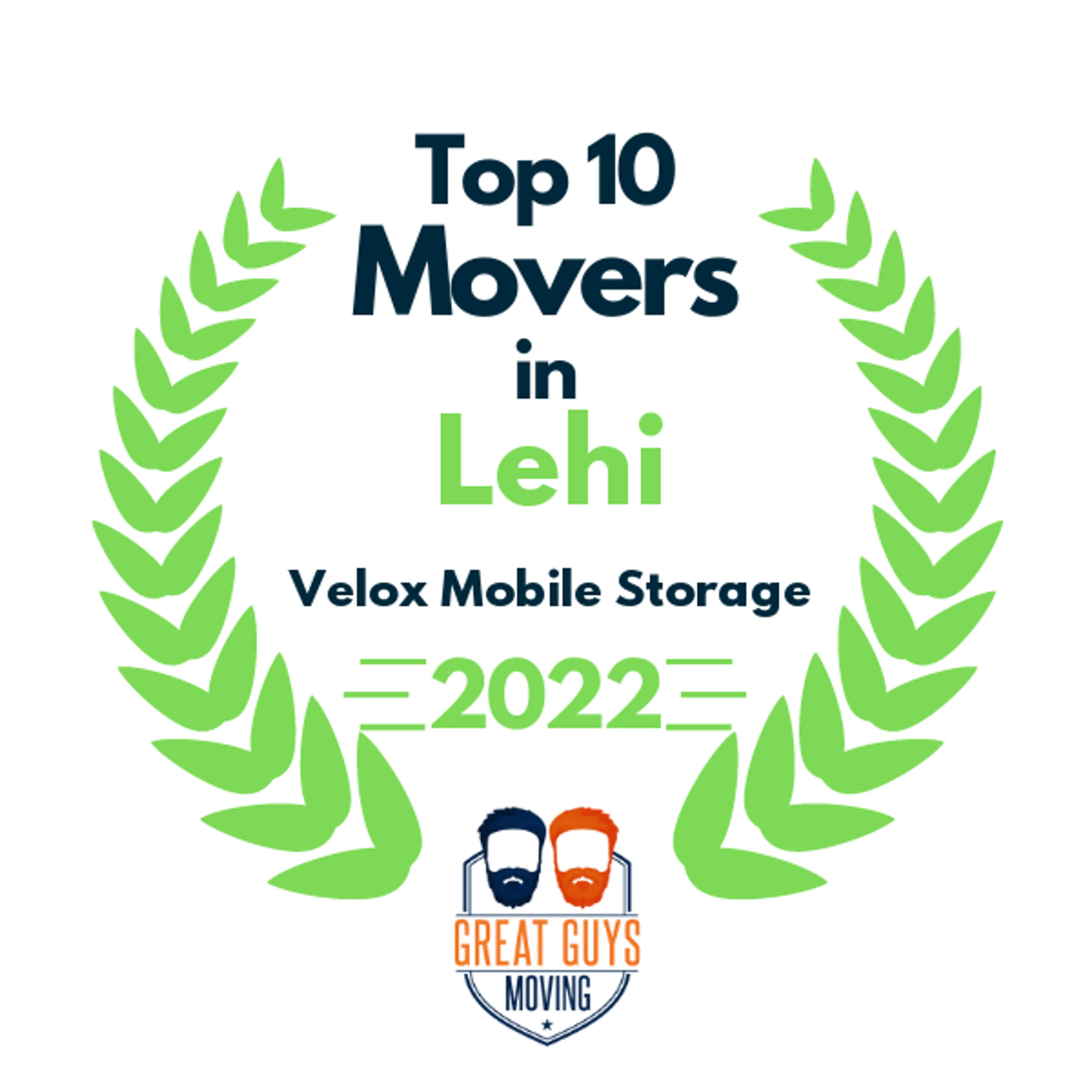 Top 10 Movers in Salt Lake City, UT 2022 award