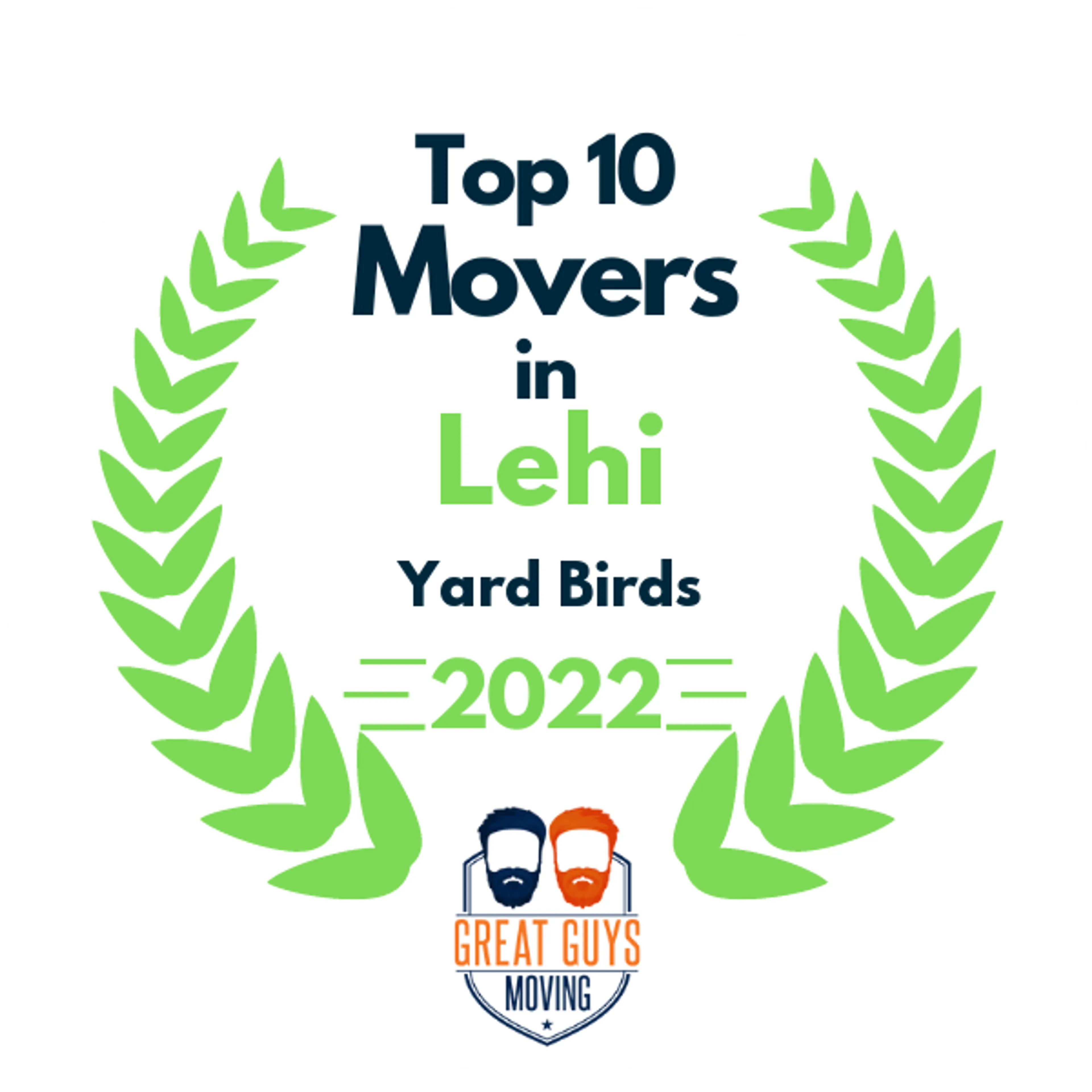 Top 10 Movers in Lehi, UT 2022 award