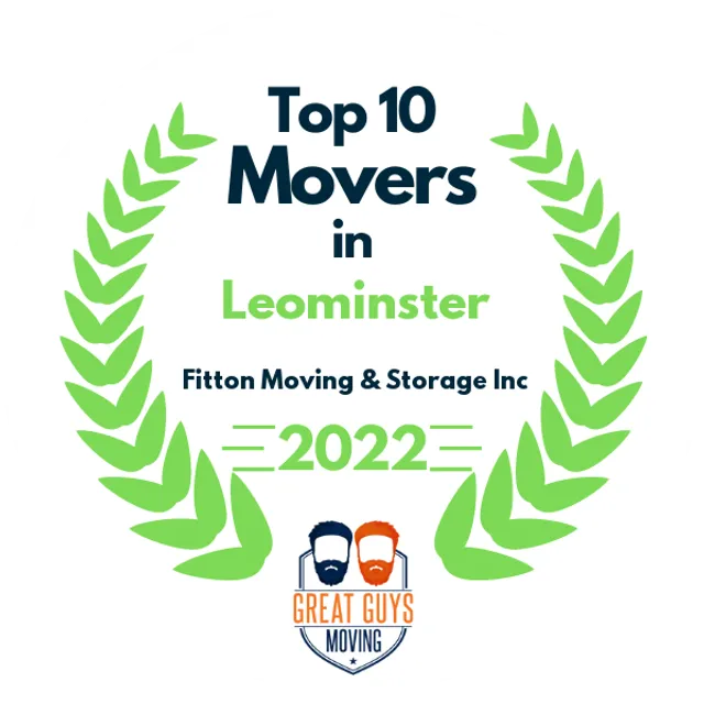 Top 10 Movers in Worcester, MA 2022 award