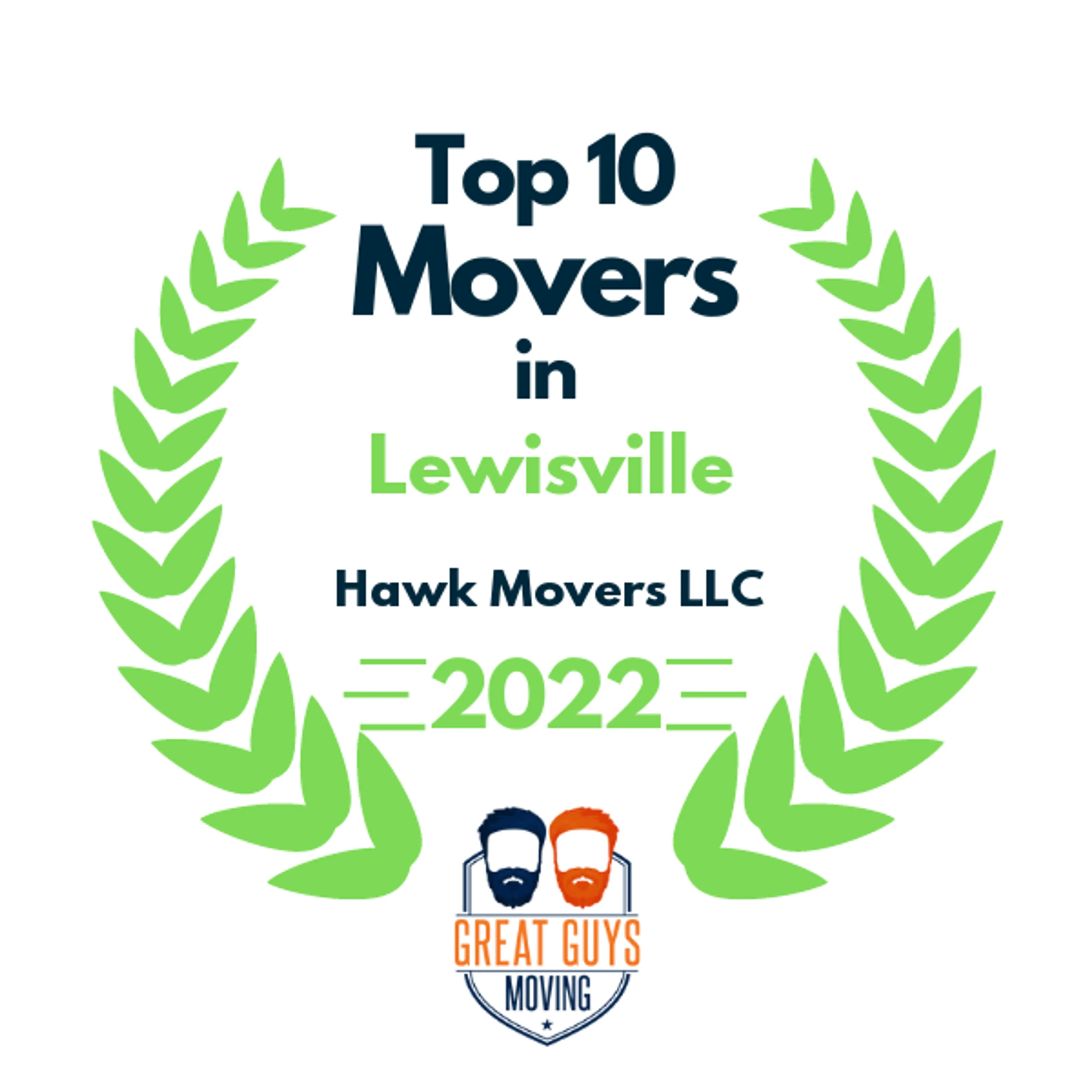 Top 10 Movers in Irving, TX 2022 award