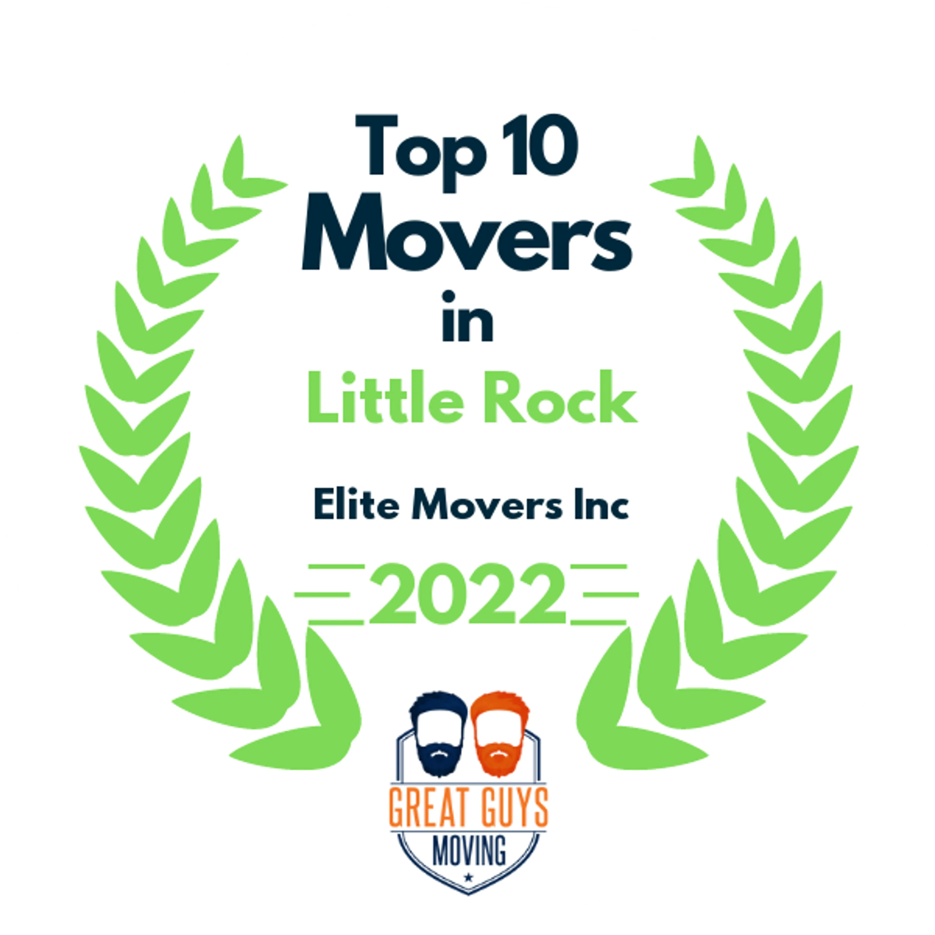 Top 10 Movers in Little Rock, AR 2022 award
