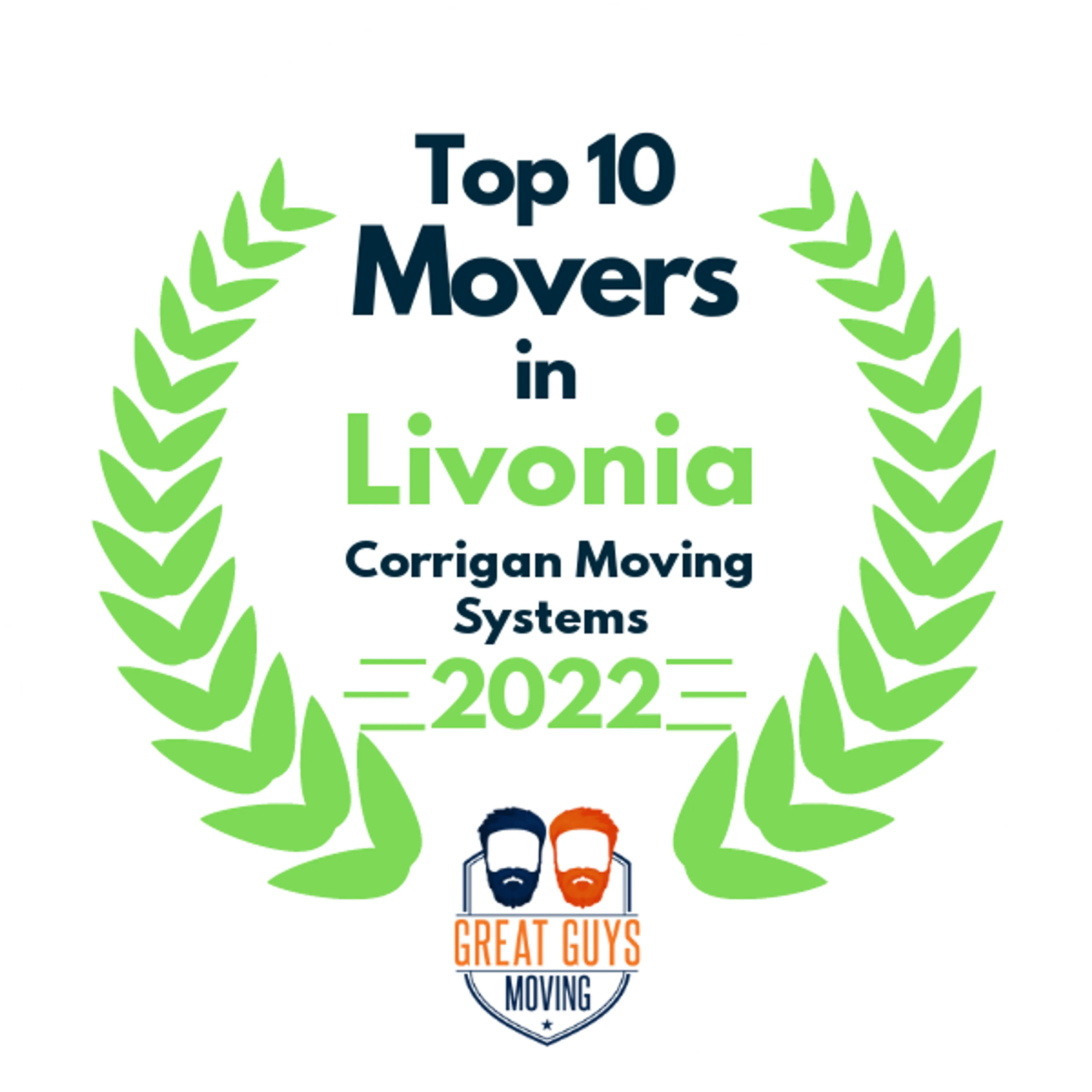 Top 10 Movers in Warren, MI 2022 award