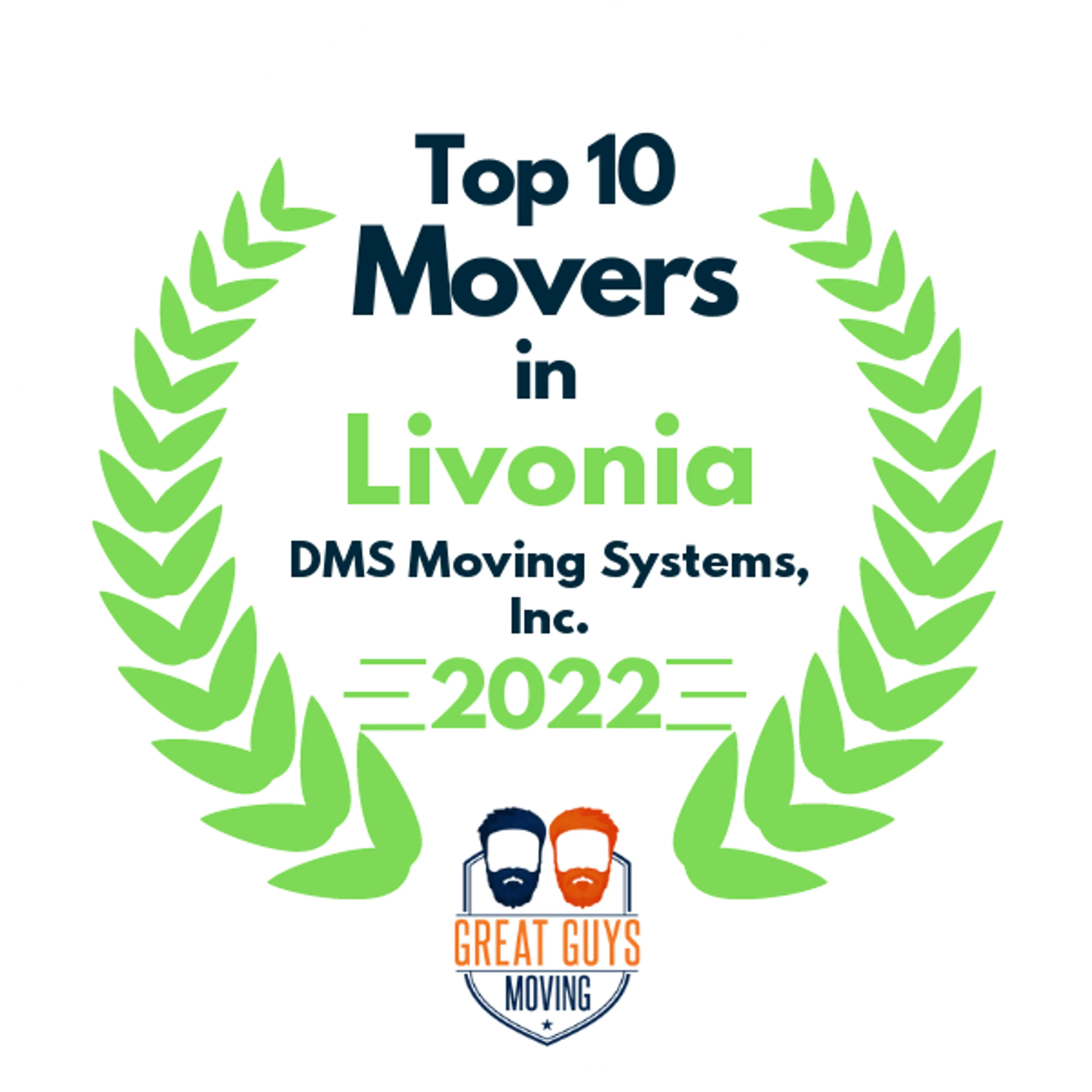 Top 10 Movers in Detroit, MI 2022 award