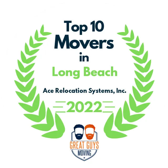 Top 10 Movers in Long Beach, CA 2022 award