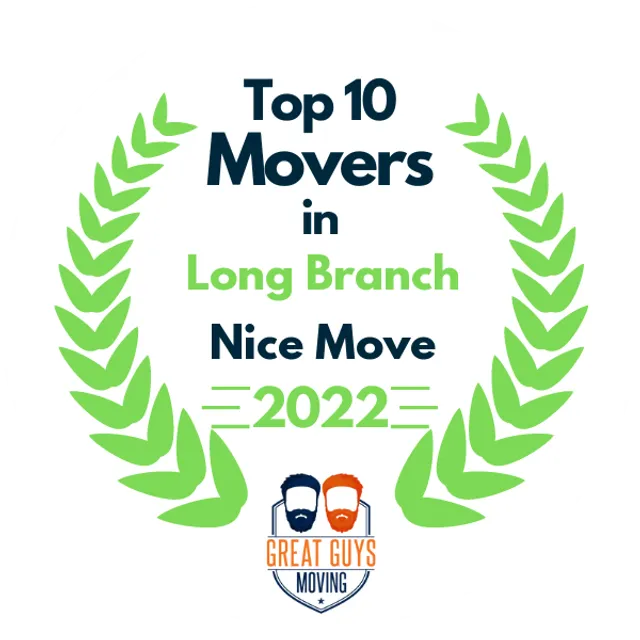 Top 10 Movers in Trenton, NJ 2022 award