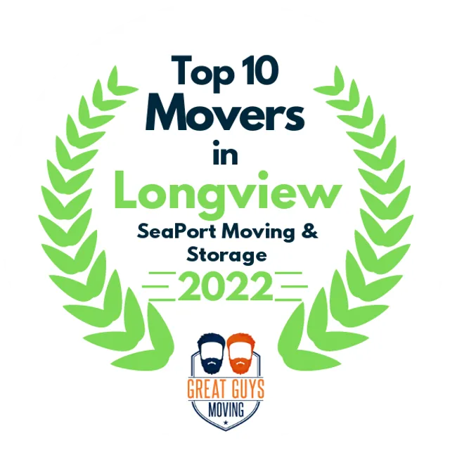 Top 10 Movers in Vancouver, WA 2022 award