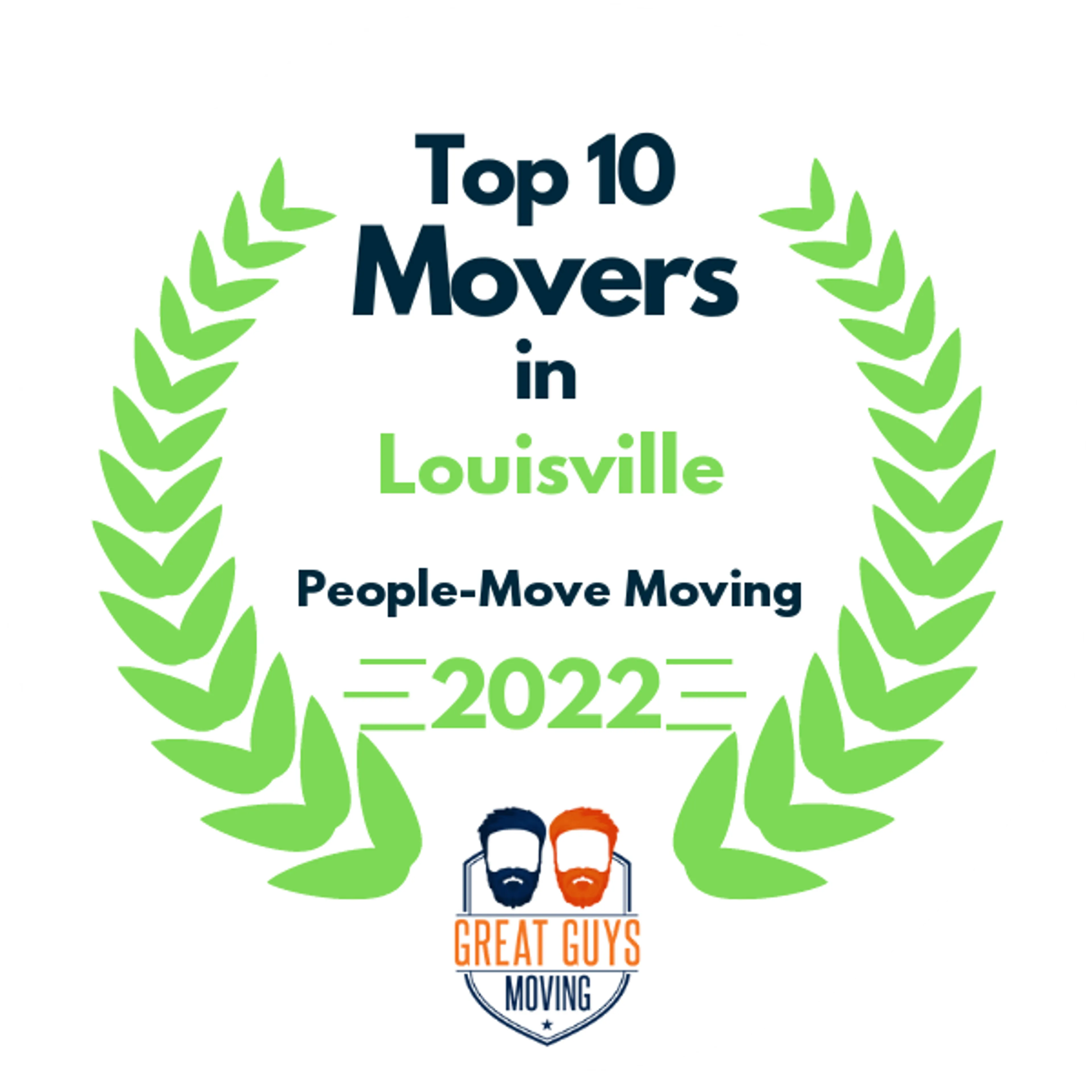 Top 10 Movers in Louisville, KY 2022 award