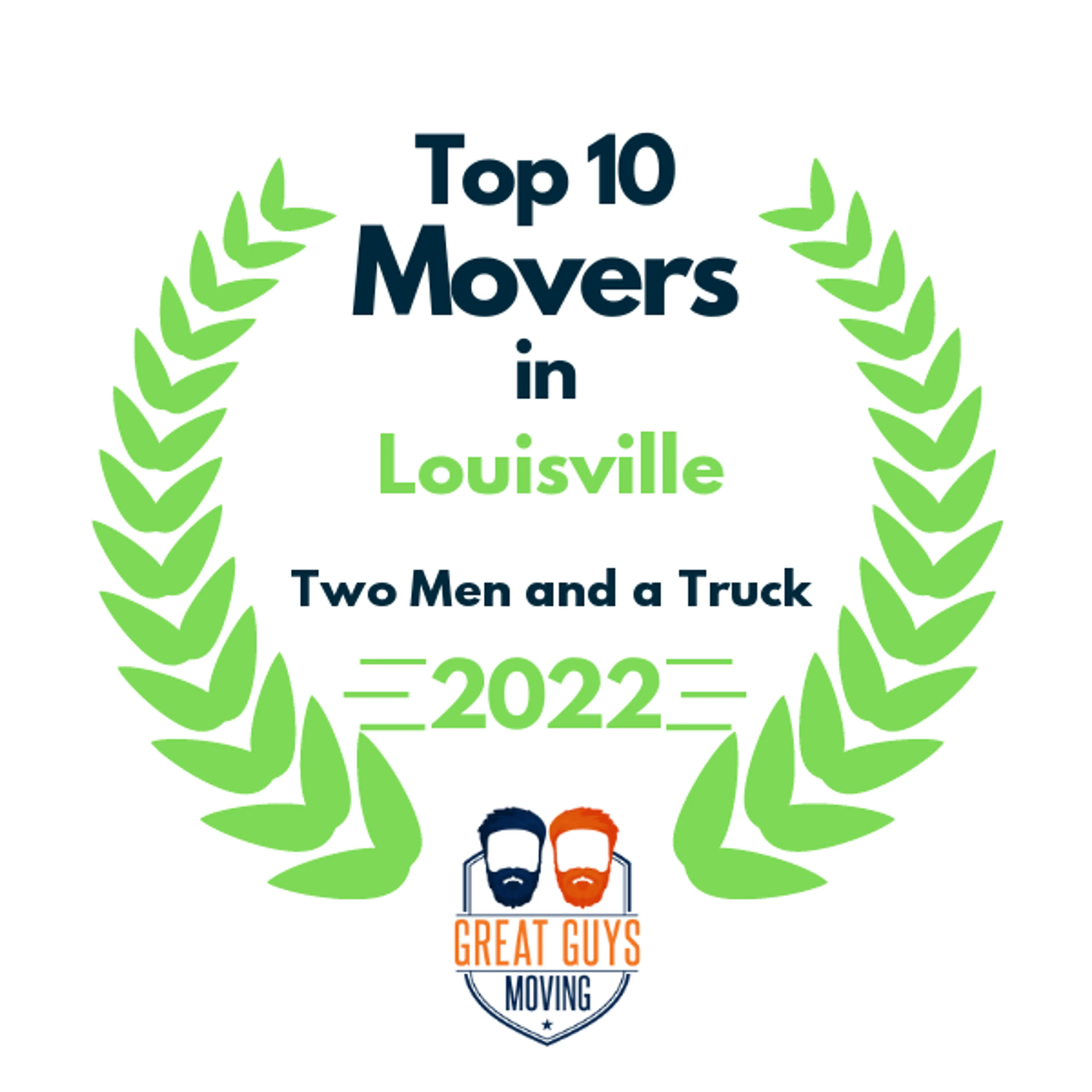Top 10 Movers in Louisville, KY 2022 award