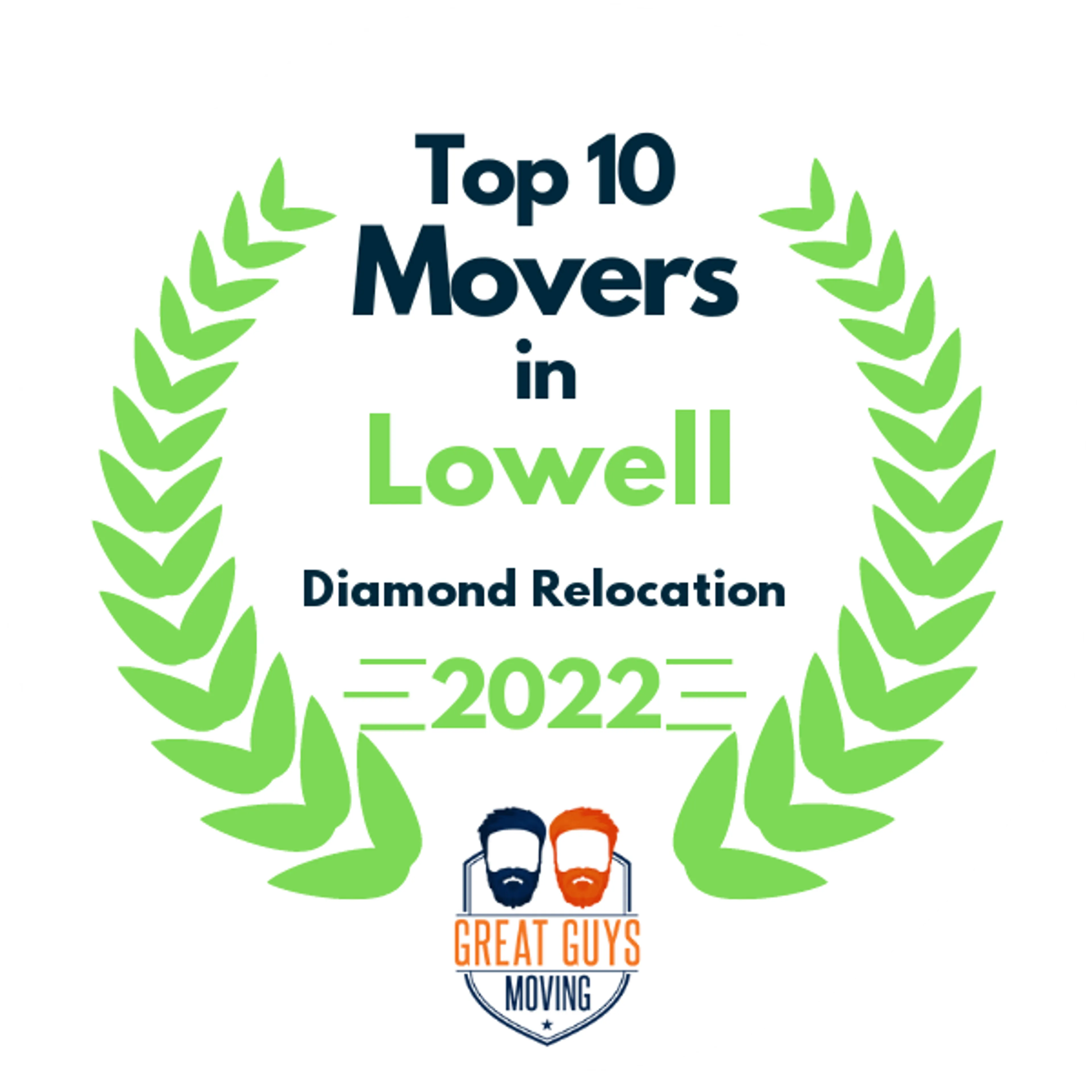 Top 10 Movers in Lowell, MA 2022 award