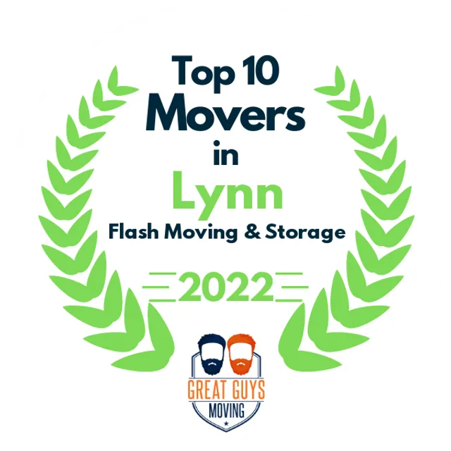 Top 10 Movers in Lynn, MA 2022 award