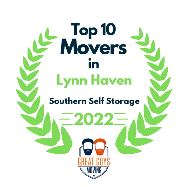 Top 10 Movers in Lynn Haven, FL 2022 award