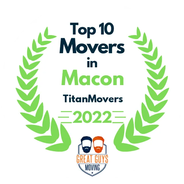 Top 10 Movers in Columbus, GA 2022 award