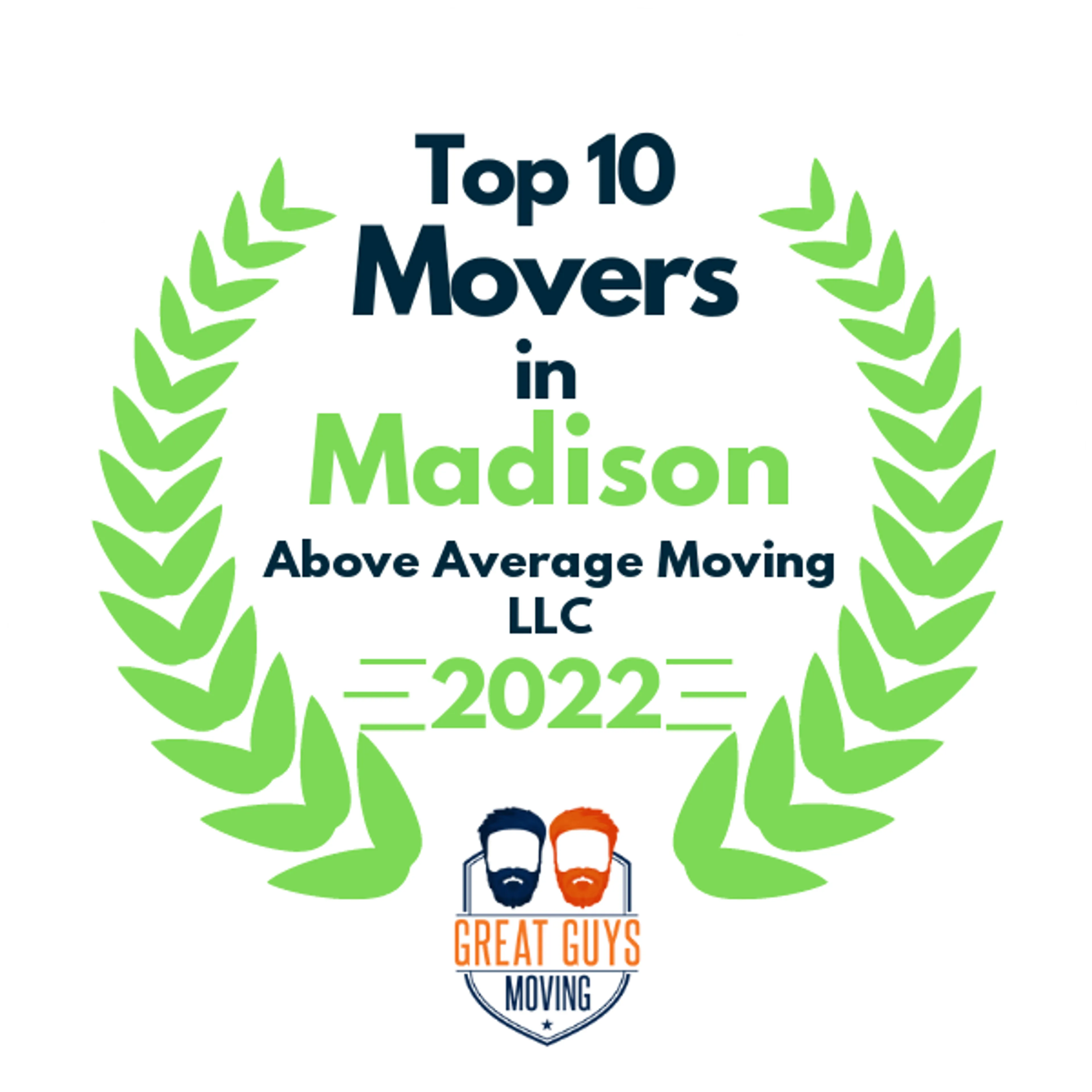 Top 10 Movers in Madison, WI 2022 award