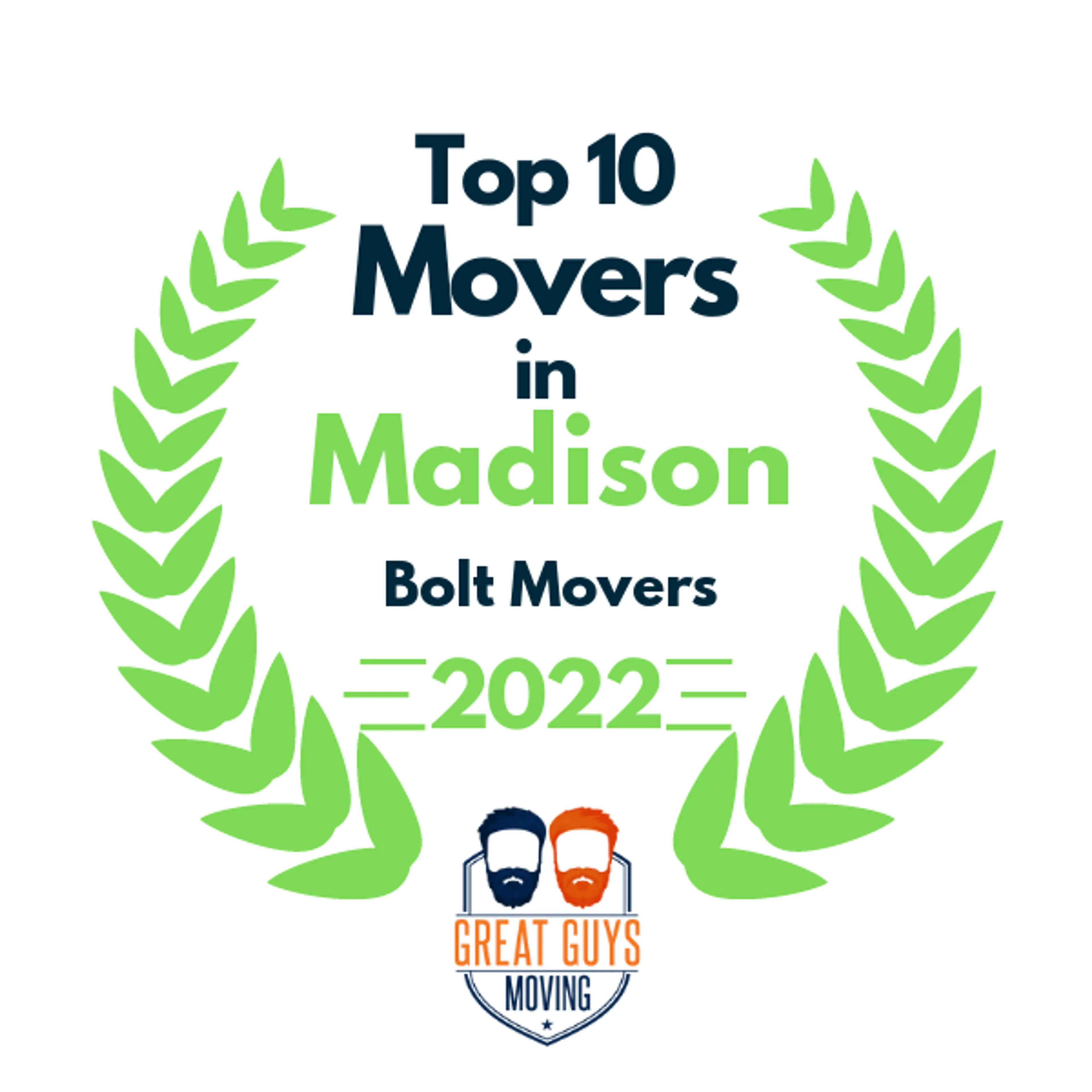 Top 10 Movers in Huntsville, AL 2022 award