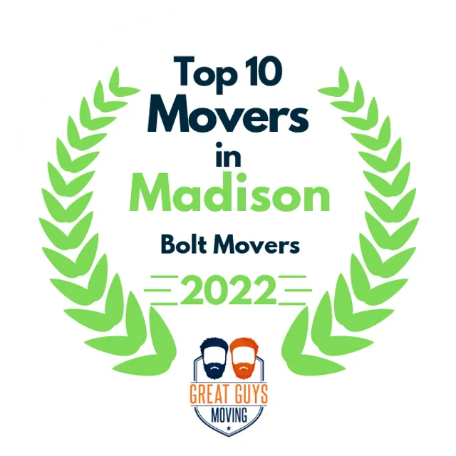 Top 10 Movers in Huntsville, AL 2022 award