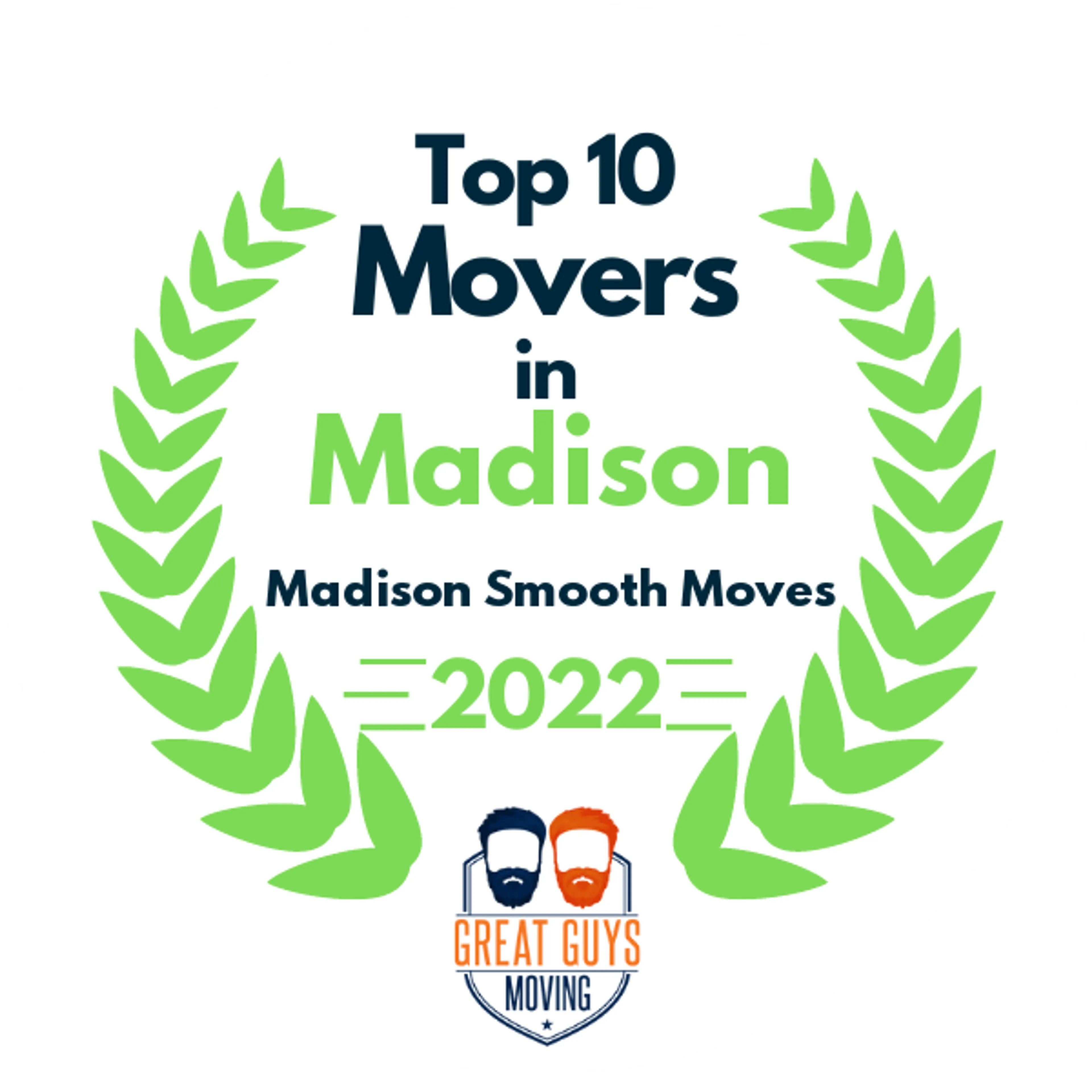 Top 10 Movers in Madison, WI 2022 award