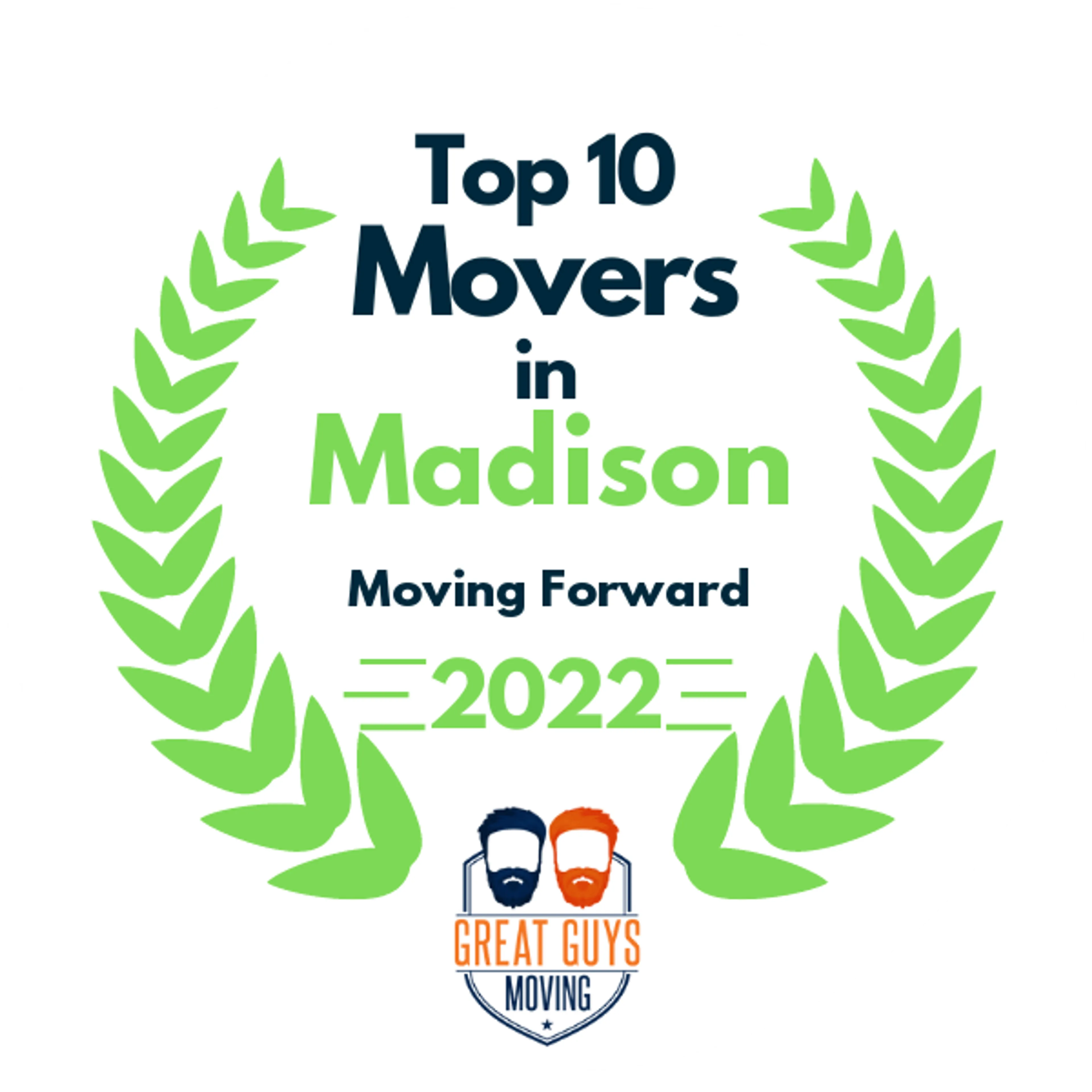 Top 10 Movers in Madison, WI 2022 award