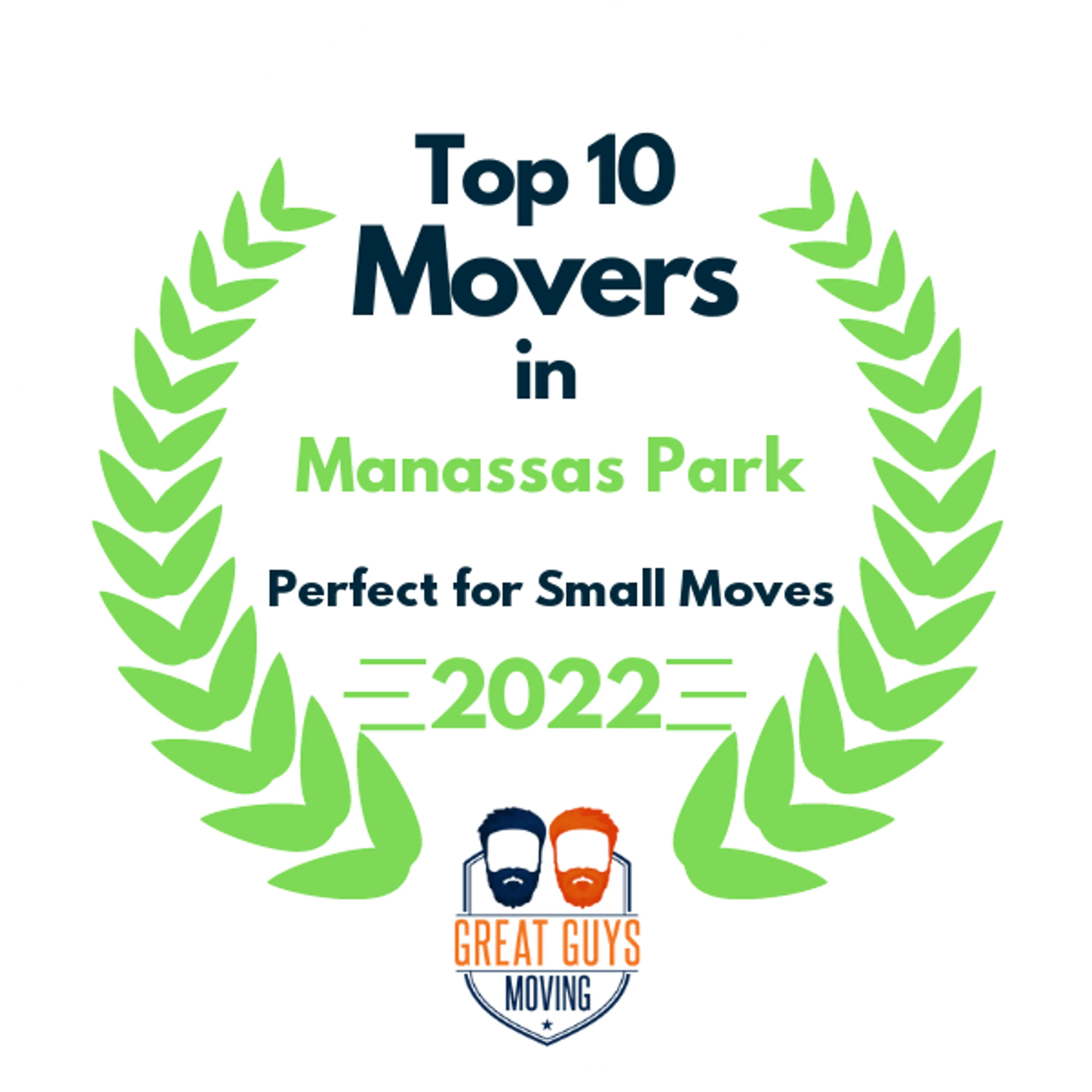 Top 10 Movers in Washington DC, DC 2022 award