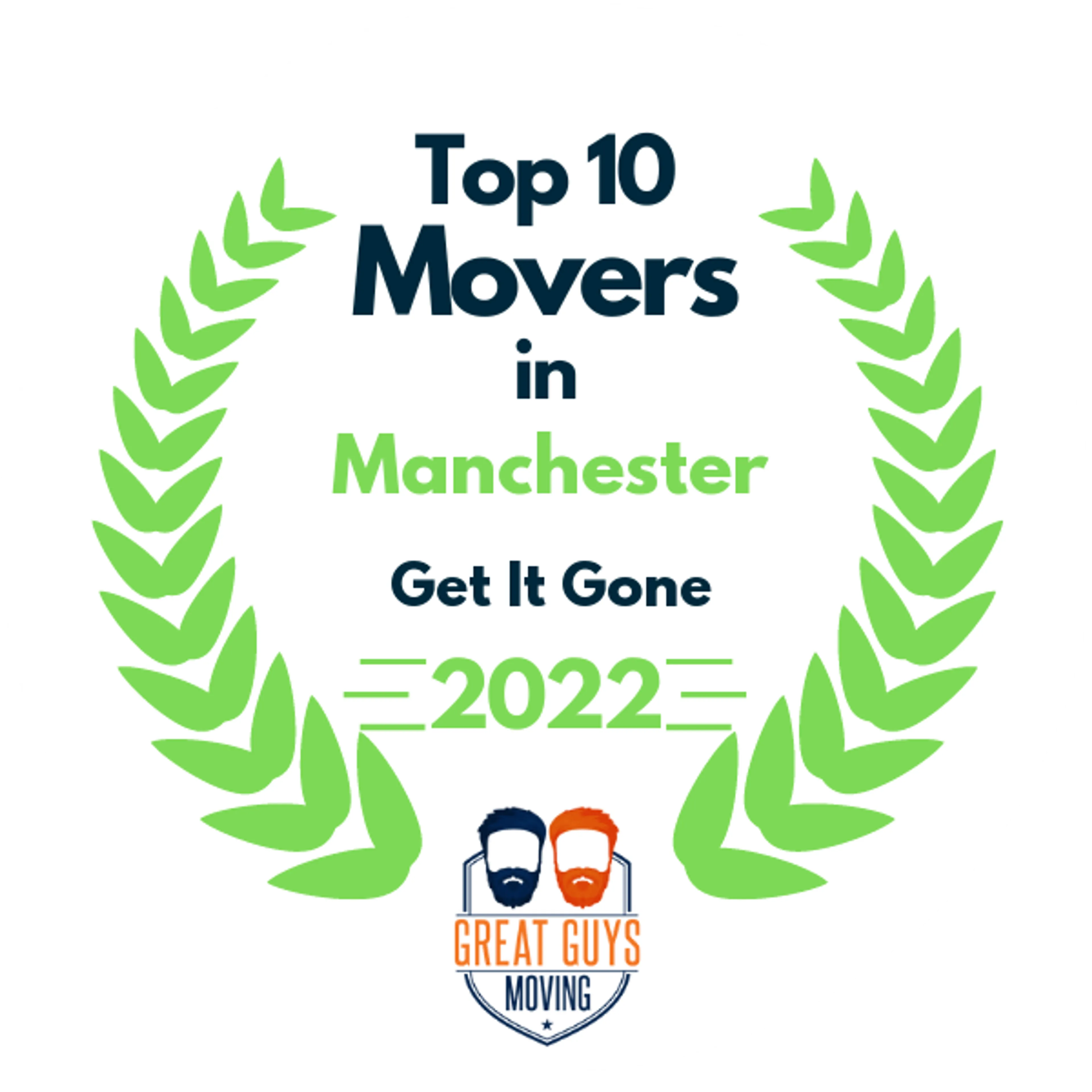 Top 10 Movers in Manchester, NH 2022 award